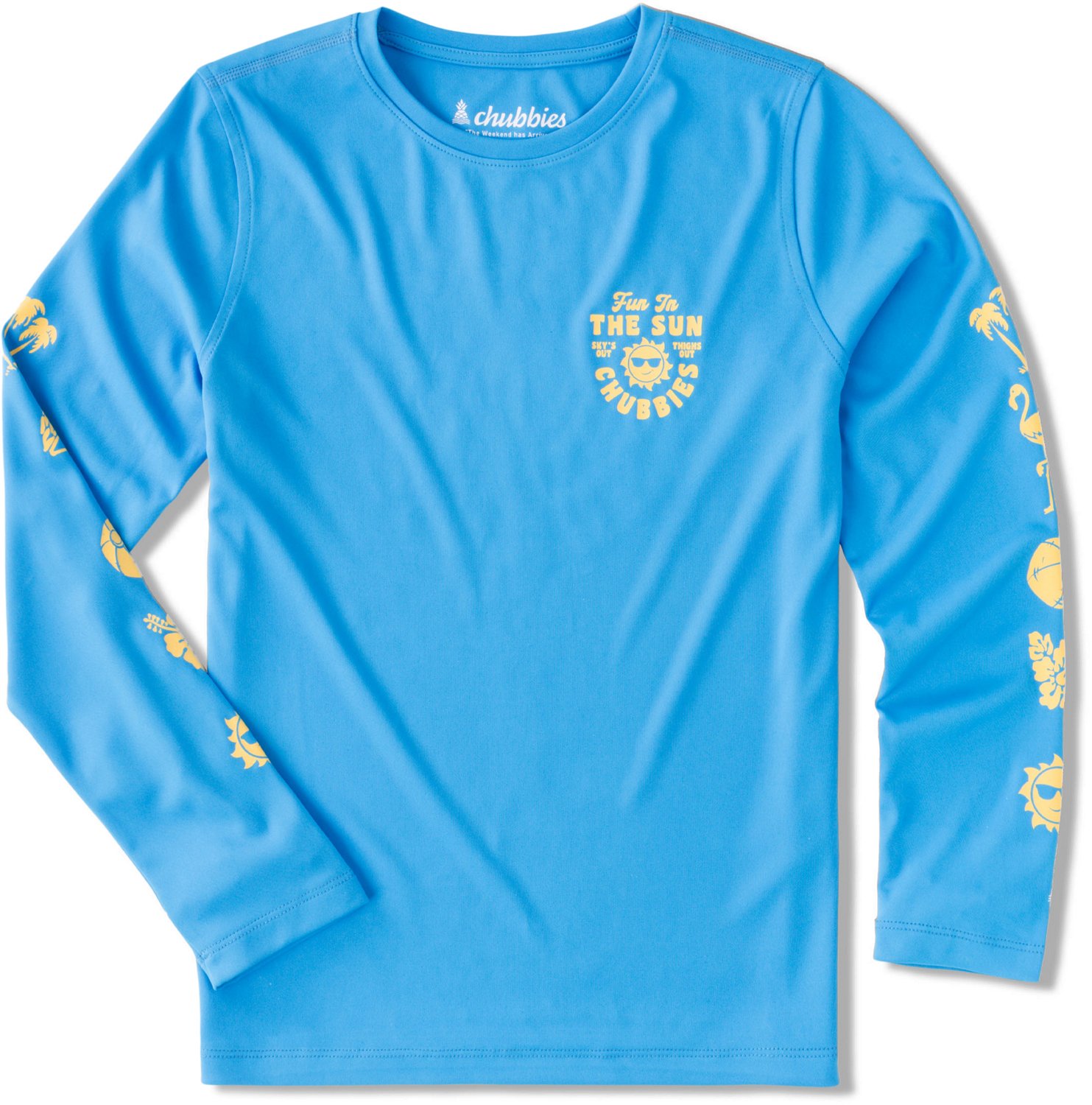 Chubbies Boys' Sun Long Sleeve Crewneck T-shirt - view number 5