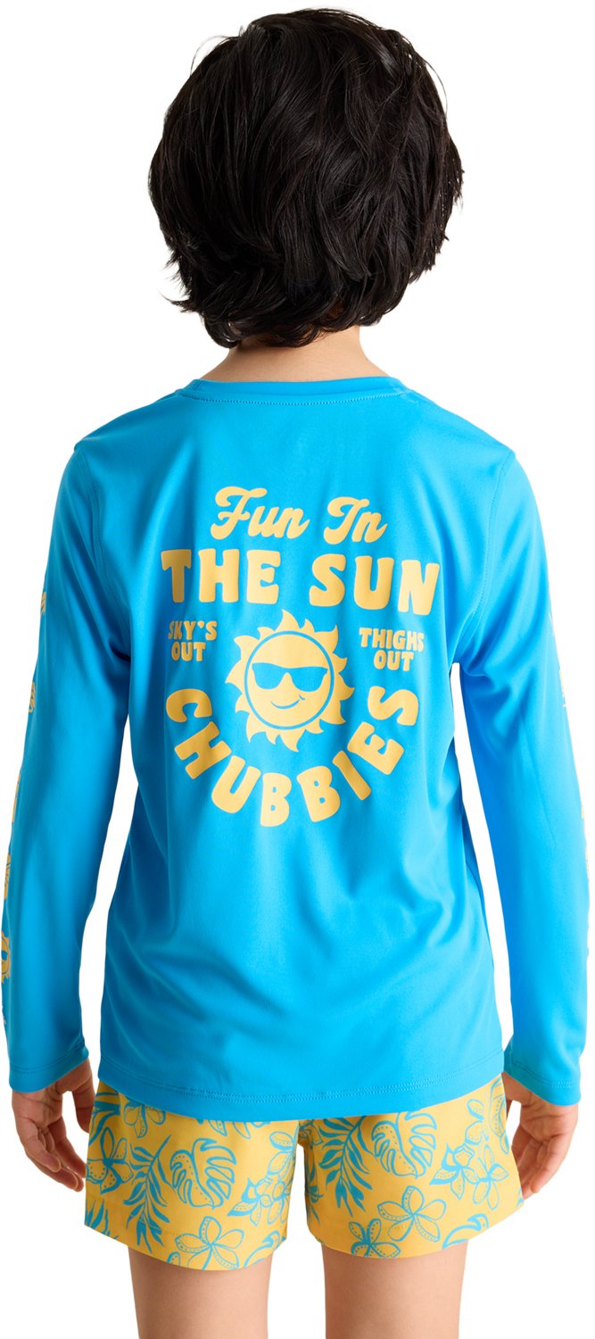 Chubbies Boys' Sun Long Sleeve Crewneck T-shirt - view number 2