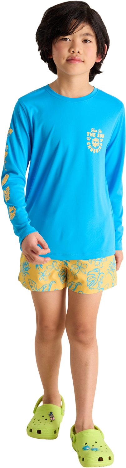 Chubbies Boys' Sun Long Sleeve Crewneck T-shirt - view number 4