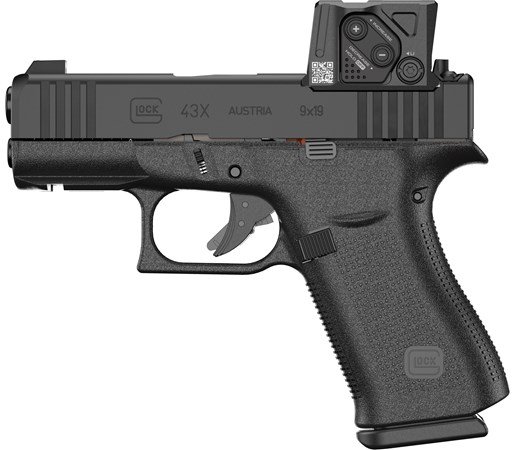 GLOCK 43X MOS 9mm Striker Fired Pistol with Aimpoint COA Optic - view number 2