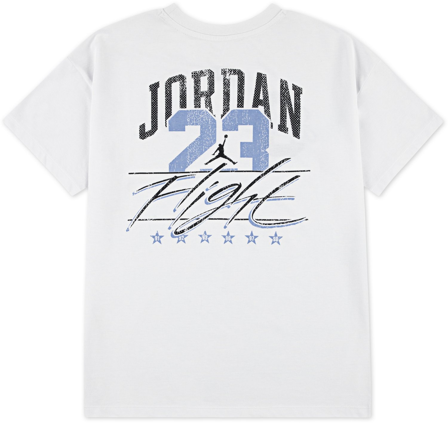Jordan Girls' Distressed Collegiate Short Sleeve T-shirt - view number 2