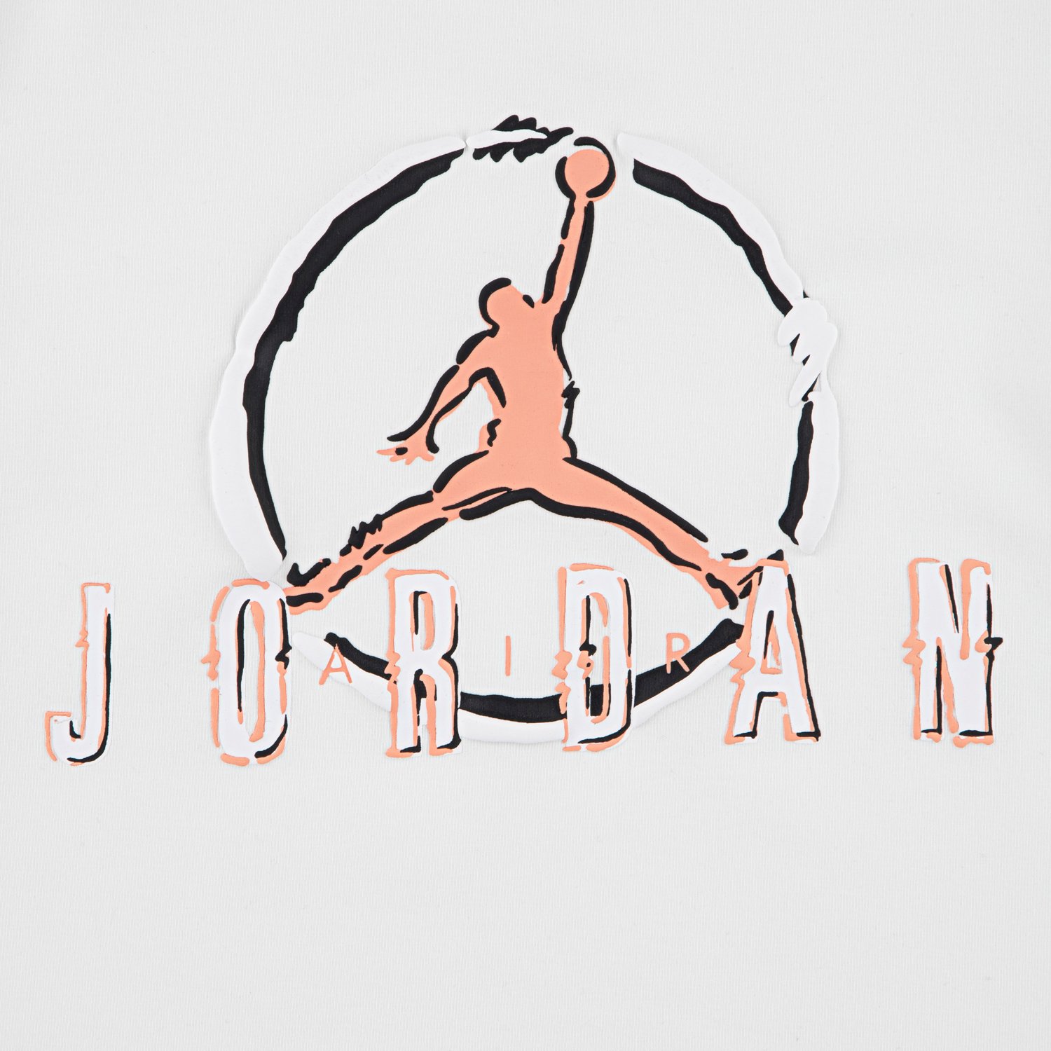 Jordan Girls' Jumpman Scribble Short Sleeve T-shirt - view number 3