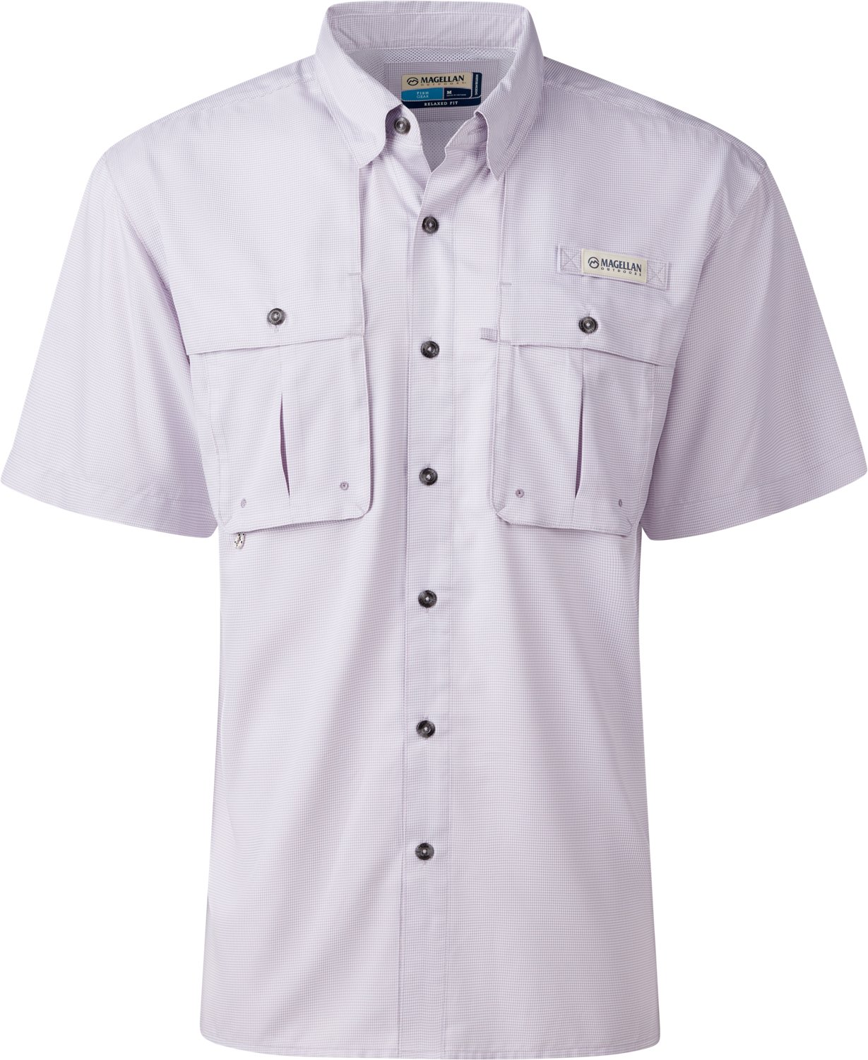 Magellan Outdoors Men's Aransas Pass Mini Check Short Sleeve Shirt - view number 1