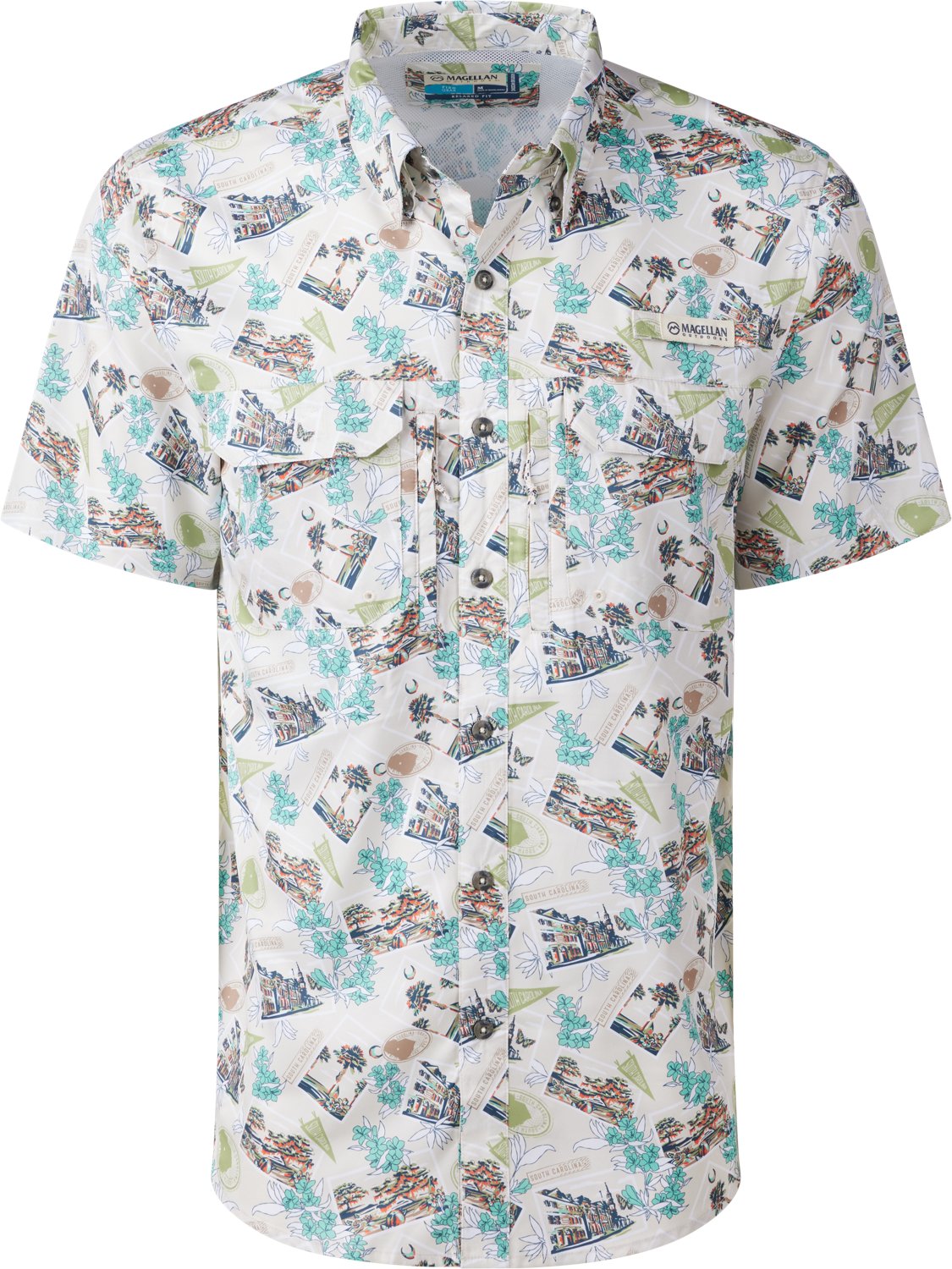 Magellan Outdoors Men's Local State Print South Carolina Short Sleeve Shirt - view number 1