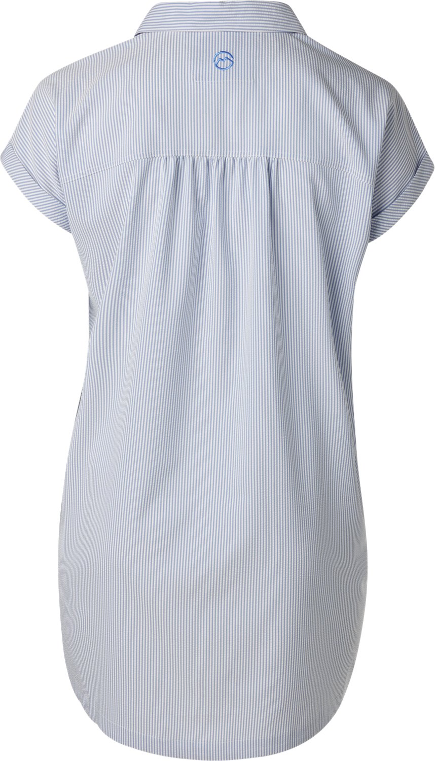 Magellan Outdoors Women's Plus Size Southern Summer Seersucker Short Sleeve Dress - view number 2