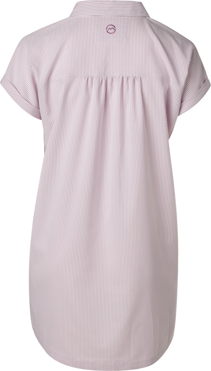 Magellan Outdoors Women's Plus Size Southern Summer Seersucker Short Sleeve Dress - view number 2