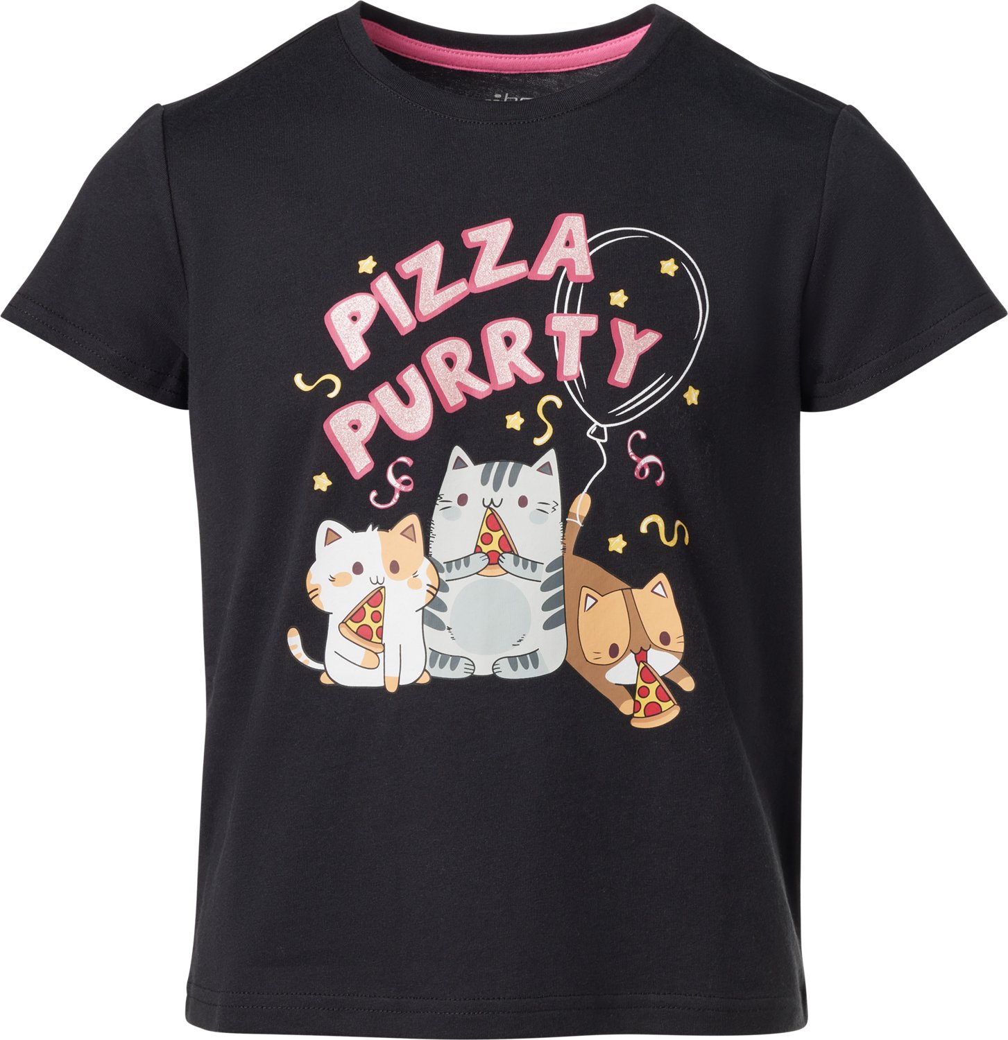 BCG Girls’ Pizza Cats Graphic T-shirt - view number 3