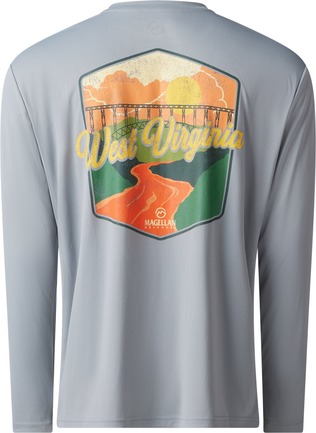 Magellan Outdoors Men's Local State West Virginia Graphic T-shirt                                                                - view number 3