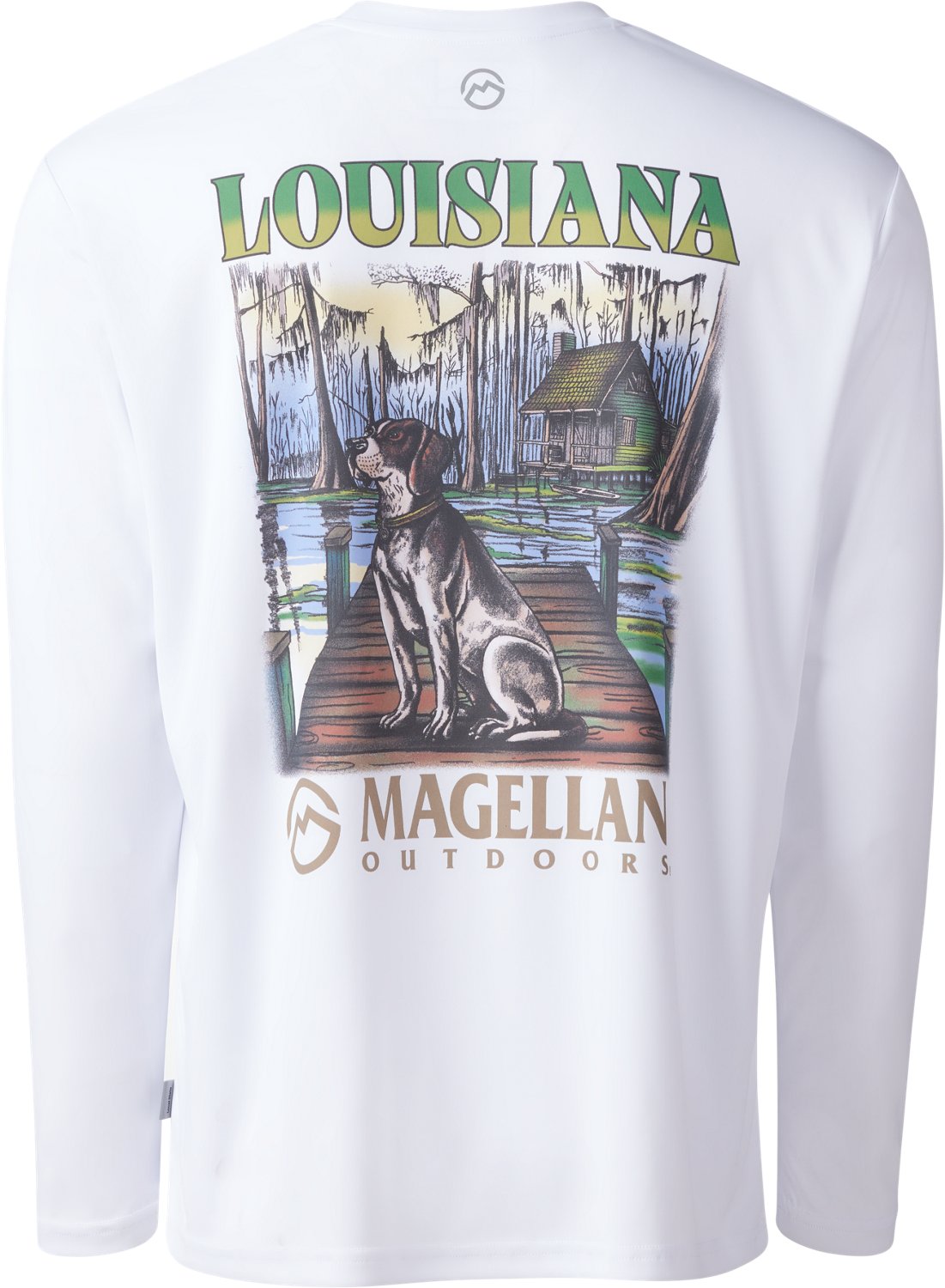Magellan Outdoors Men’s Local State Louisiana Long Sleeve Graphic T-shirt - view number 3