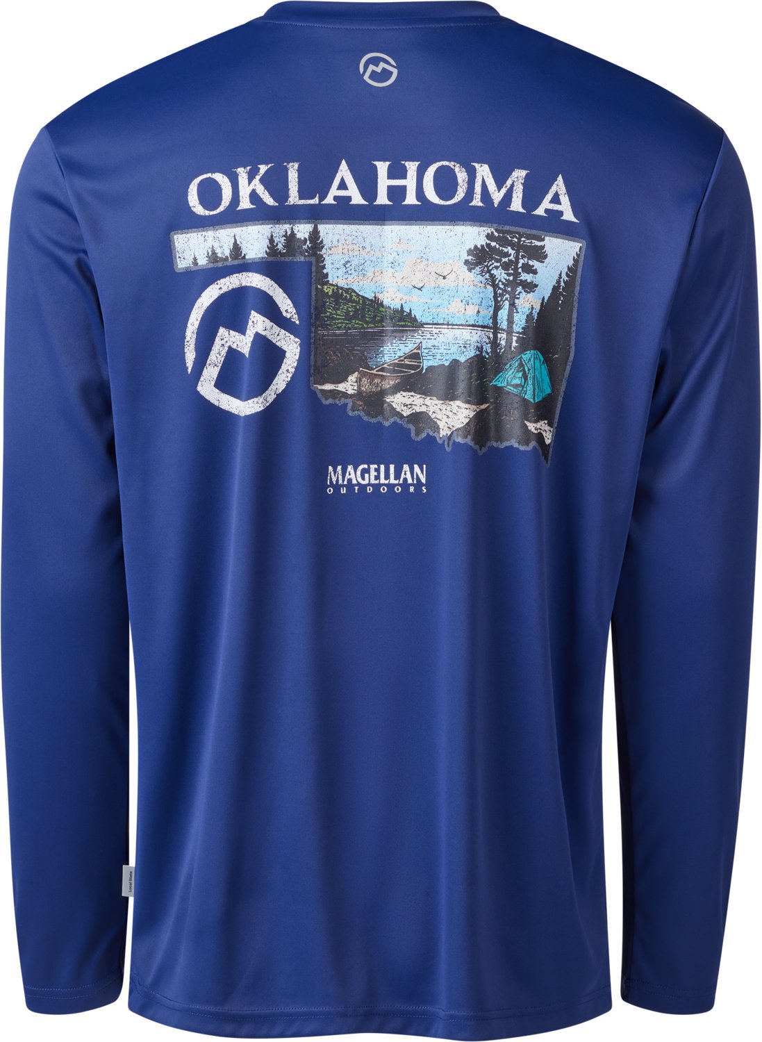 Magellan Outdoors Men’s Local State Oklahoma Long Sleeve Graphic T-shirt - view number 3