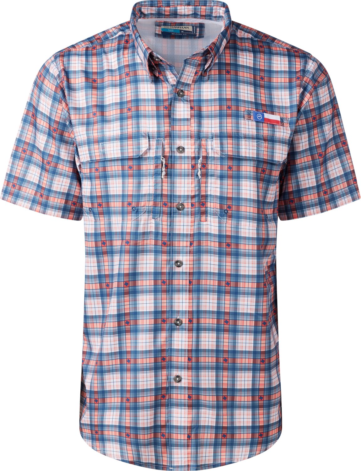 Magellan Outdoors Men's Local State Texas Plaid Shirt                                                                            - view number 3