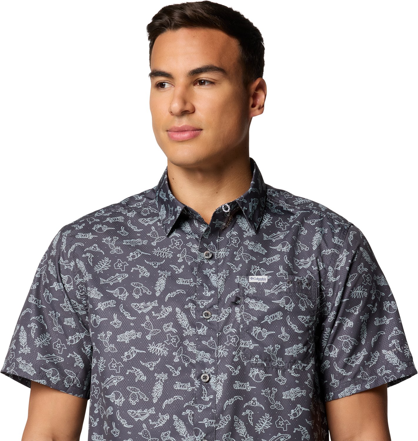 Columbia Sportswear Men's Super Slack Tide Camp Shirt                                                                            - view number 7