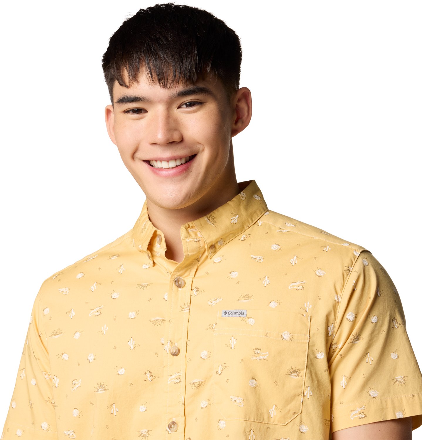 Columbia Sportswear Men's Rapid Rivers Printed Button Down Shirt - view number 8