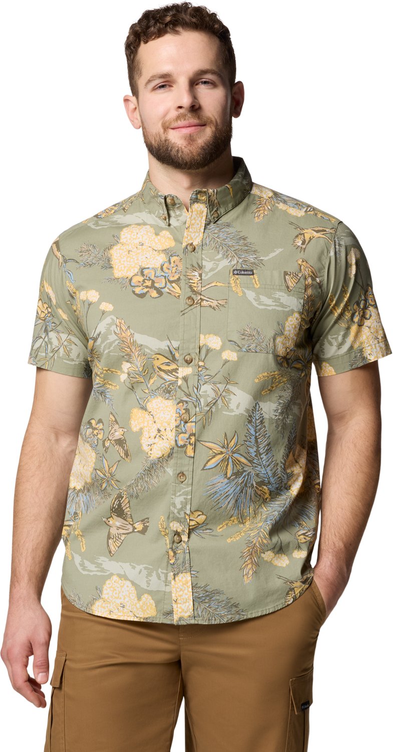 Columbia Sportswear Men's Rapid Rivers Printed Button Down Shirt - view number 6