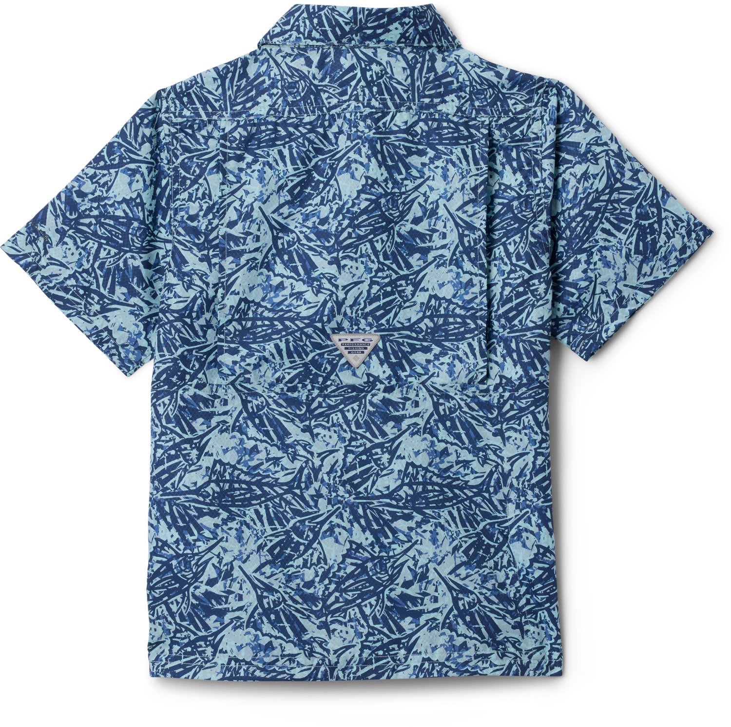 Columbia Boys’ PFG Slack Tide Camp Button-Down Graphic Shirt - view number 4