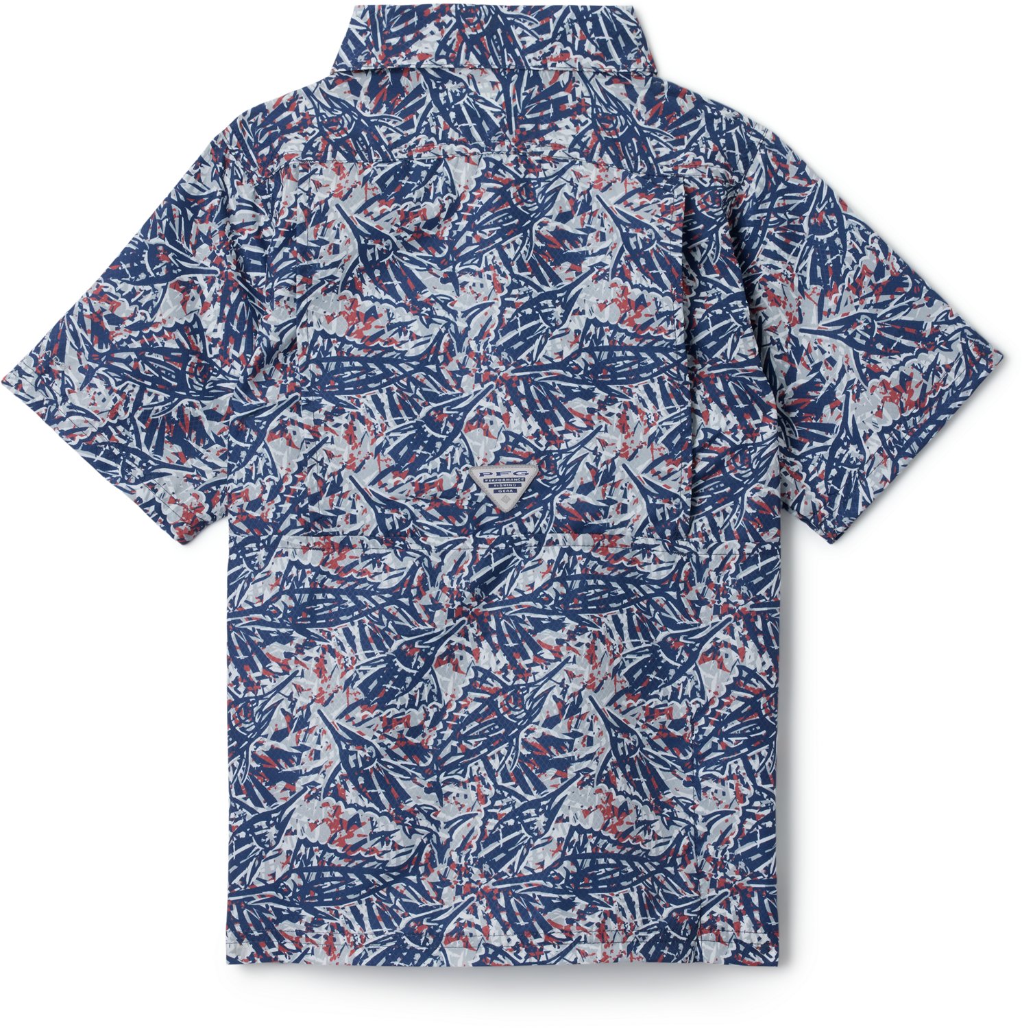 Columbia Boys’ PFG Slack Tide Camp Button-Down Graphic Shirt - view number 4