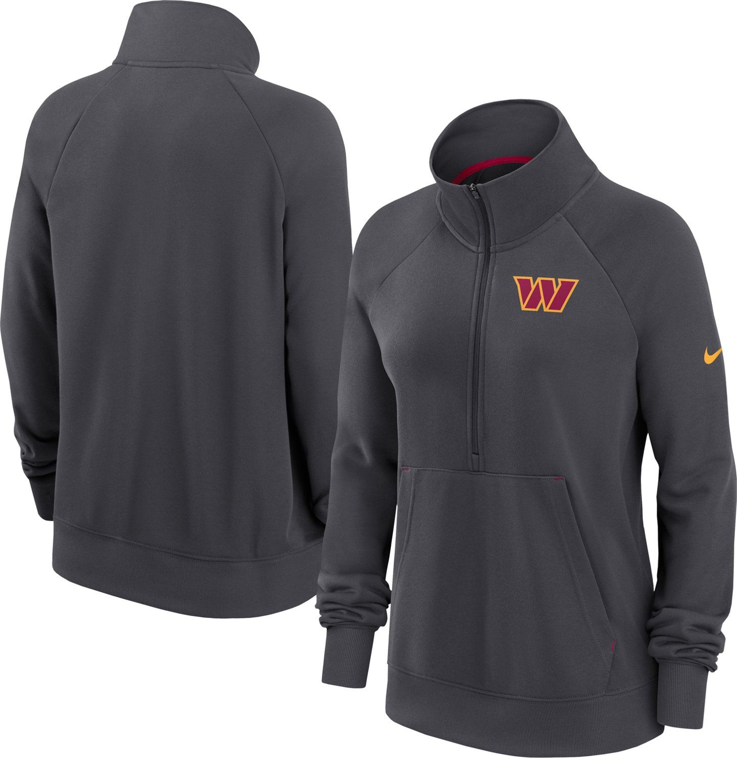 Nike Women's Washington Commanders Dri-FIT 1/2-Zip Top - view number 6