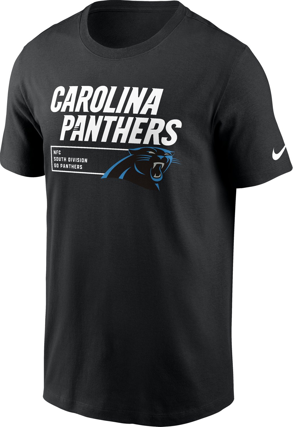 Nike Men's Carolina Panthers Division Essential Graphic T-shirt                                                                  - view number 4