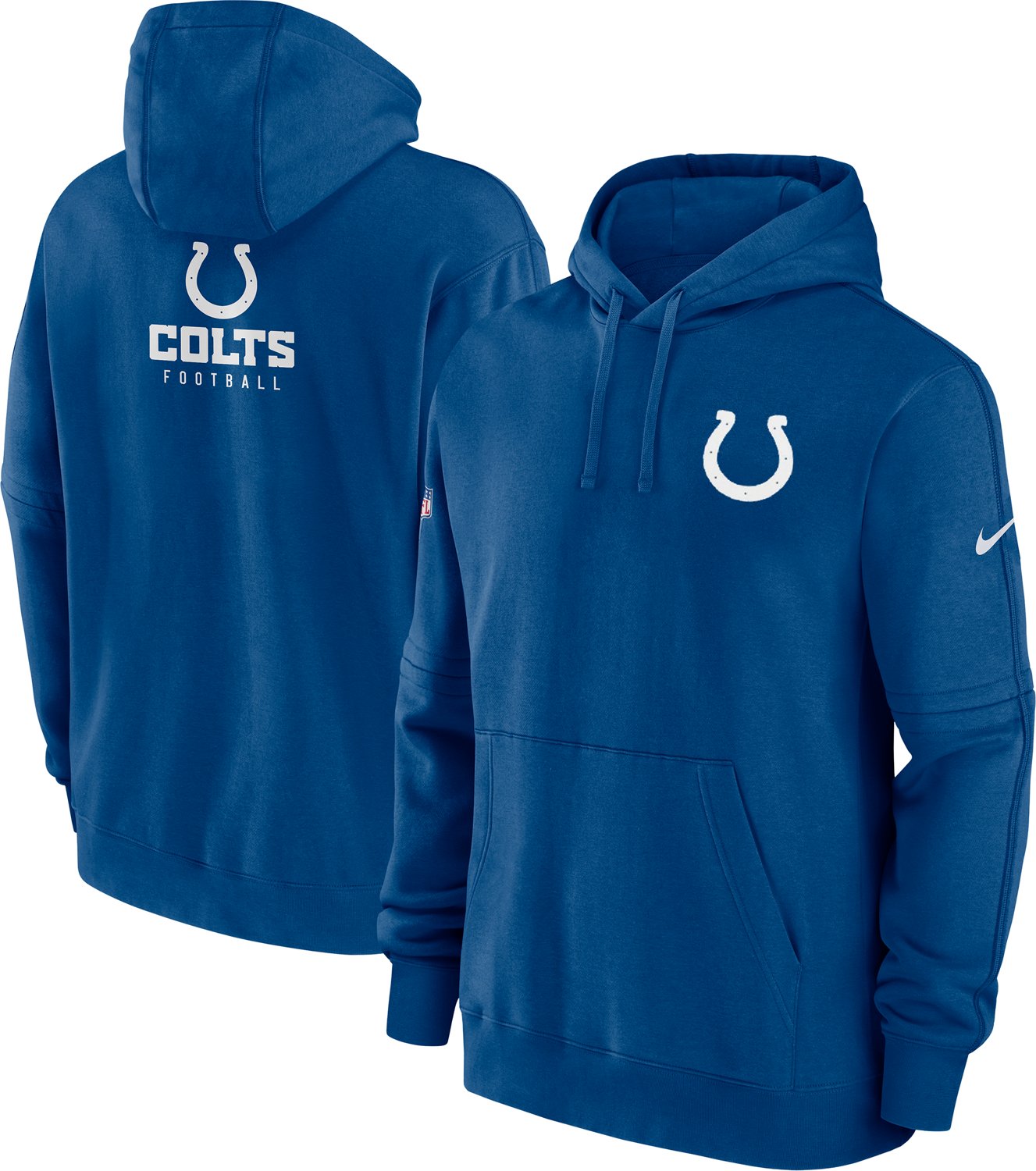 Nike Men's Indianapolis Colts Club Fleece Hoodie                                                                                 - view number 6