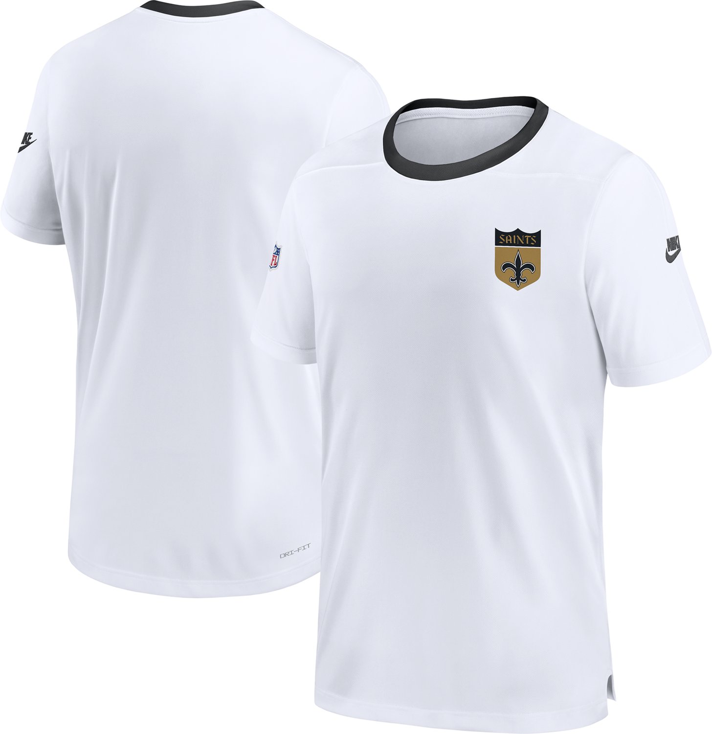 Nike Men's New Orleans Saints Coach Alt V-neck T-shirt - view number 6