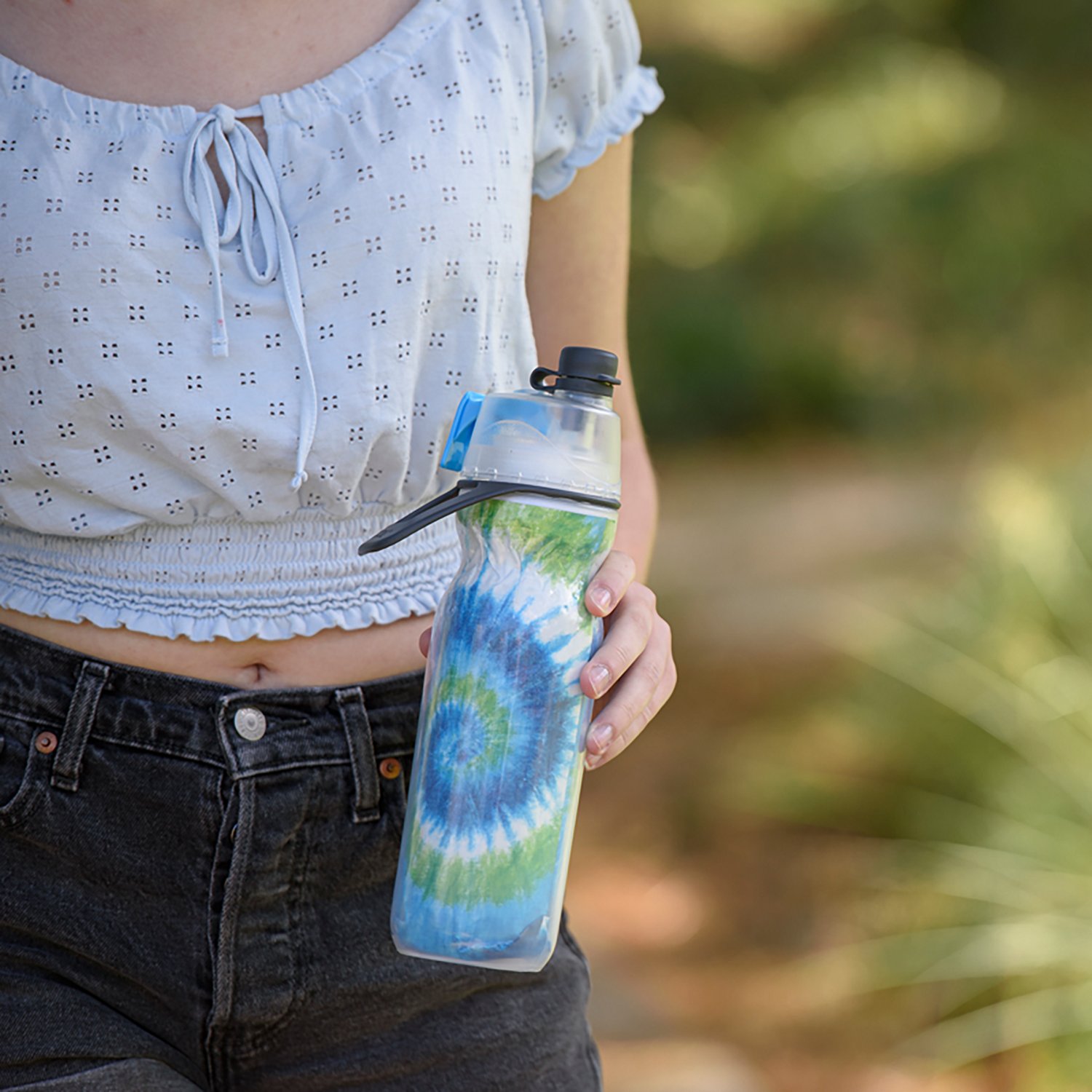 O2 COOL Mist N Sip Tie Dye Blue 20 oz Water Bottle - view number 7