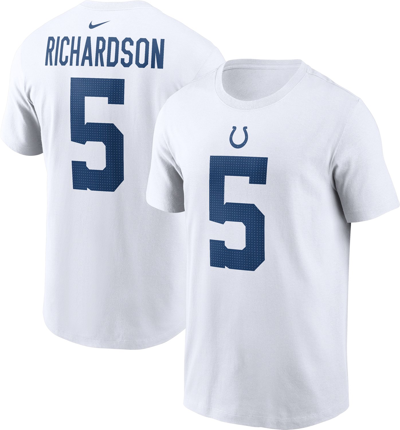 Nike Men's Indianapolis Colts Anthony Richardson 5 N&N T-shirt - view number 6