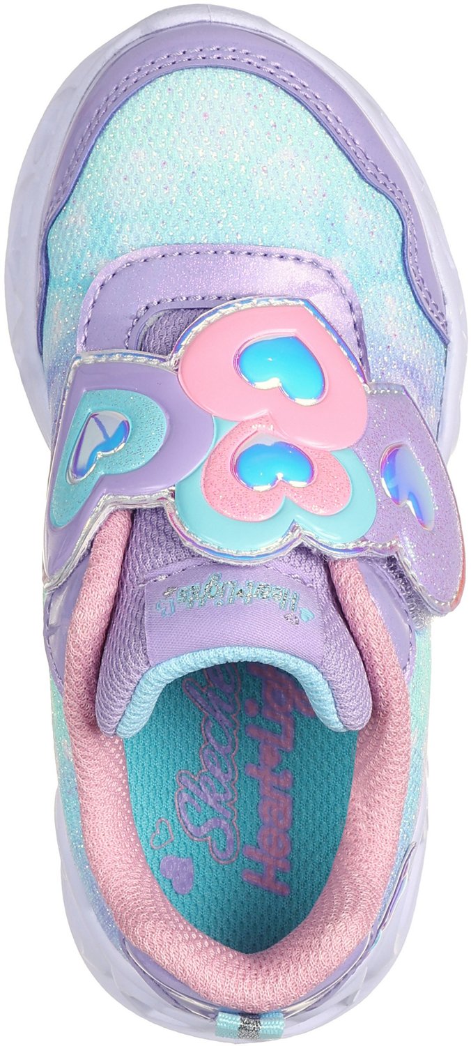 SKECHERS Toddler Girls' Heart Lights Lovin Reflection Shoes
