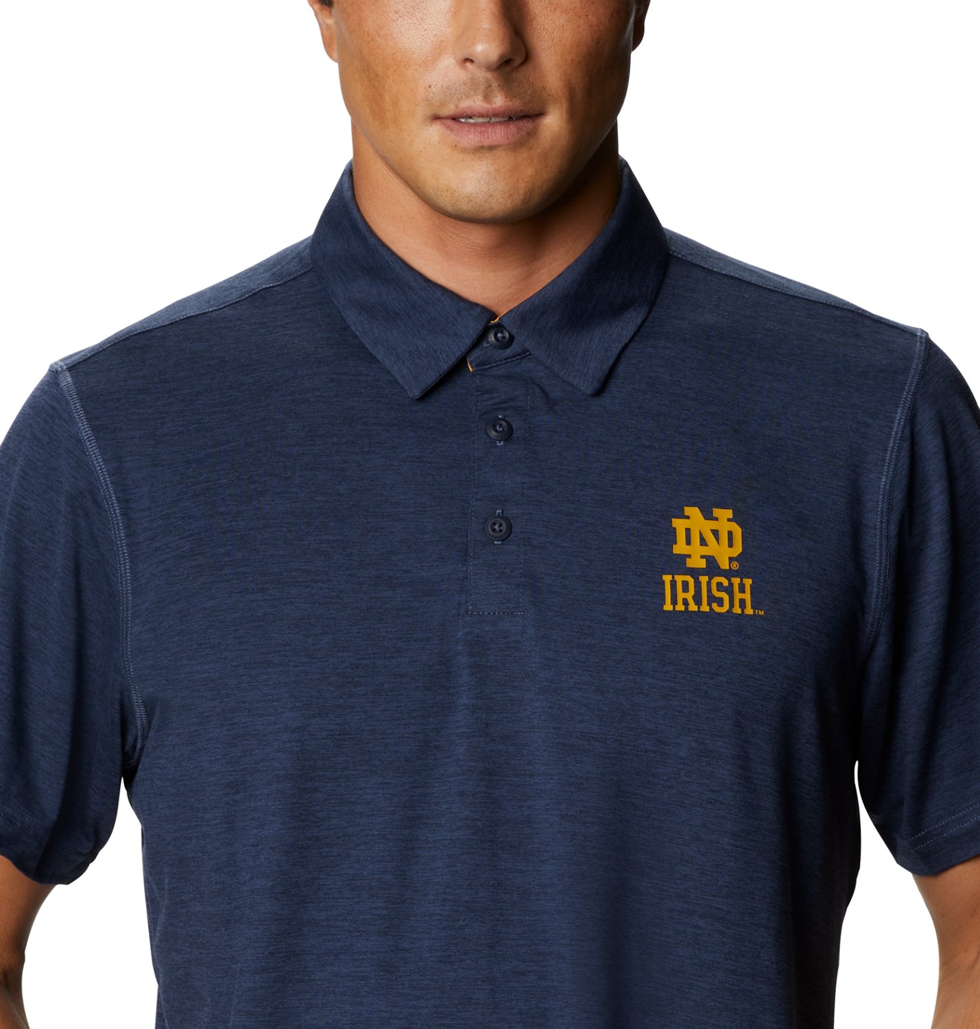 Columbia Sportswear Men's Notre Dame University Tech Trail Polo - view number 7