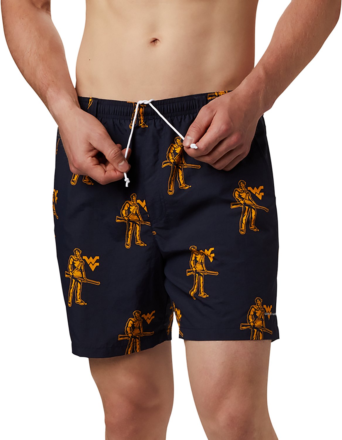 Columbia Sportswear Men's West Virginia University Backcast II Printed Shorts 6 in  - view number 2