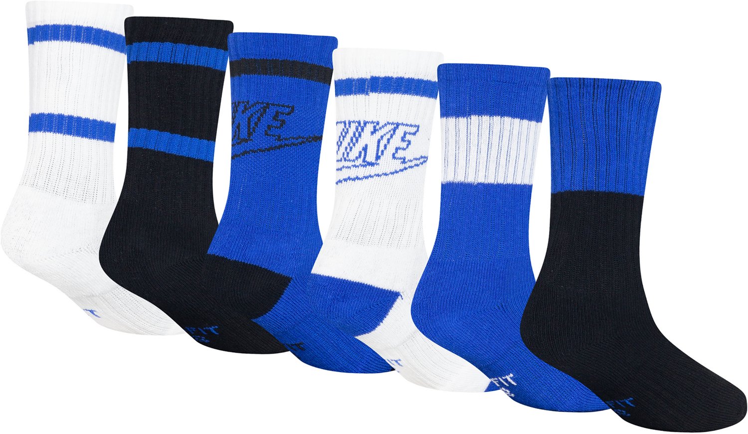 Nike Youth Retro Crew 6 Pack Socks                                                                                               - view number 8