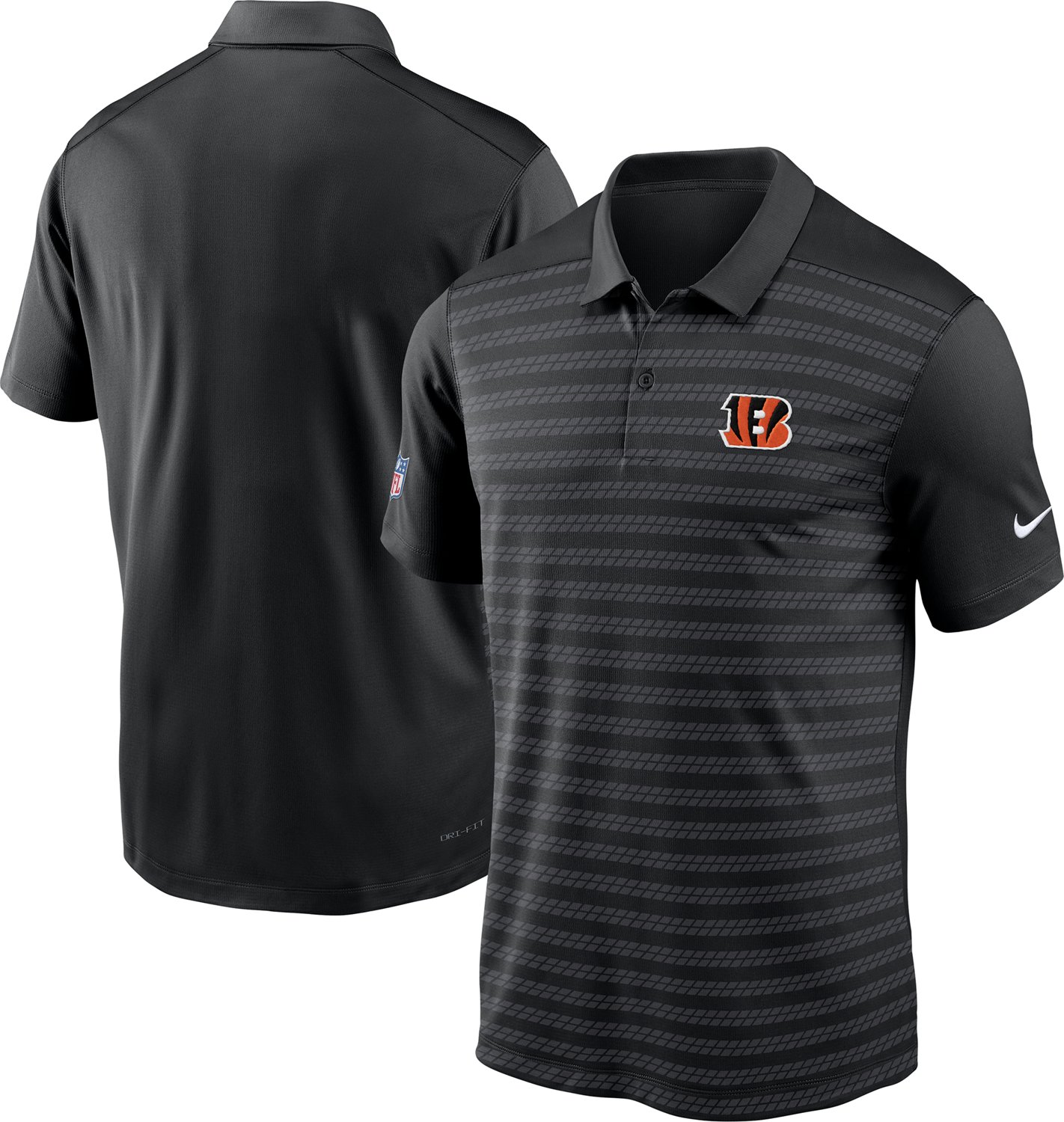 Nike Men's Bengals Dri-FIT Victory Polo Shirt                                                                                    - view number 6