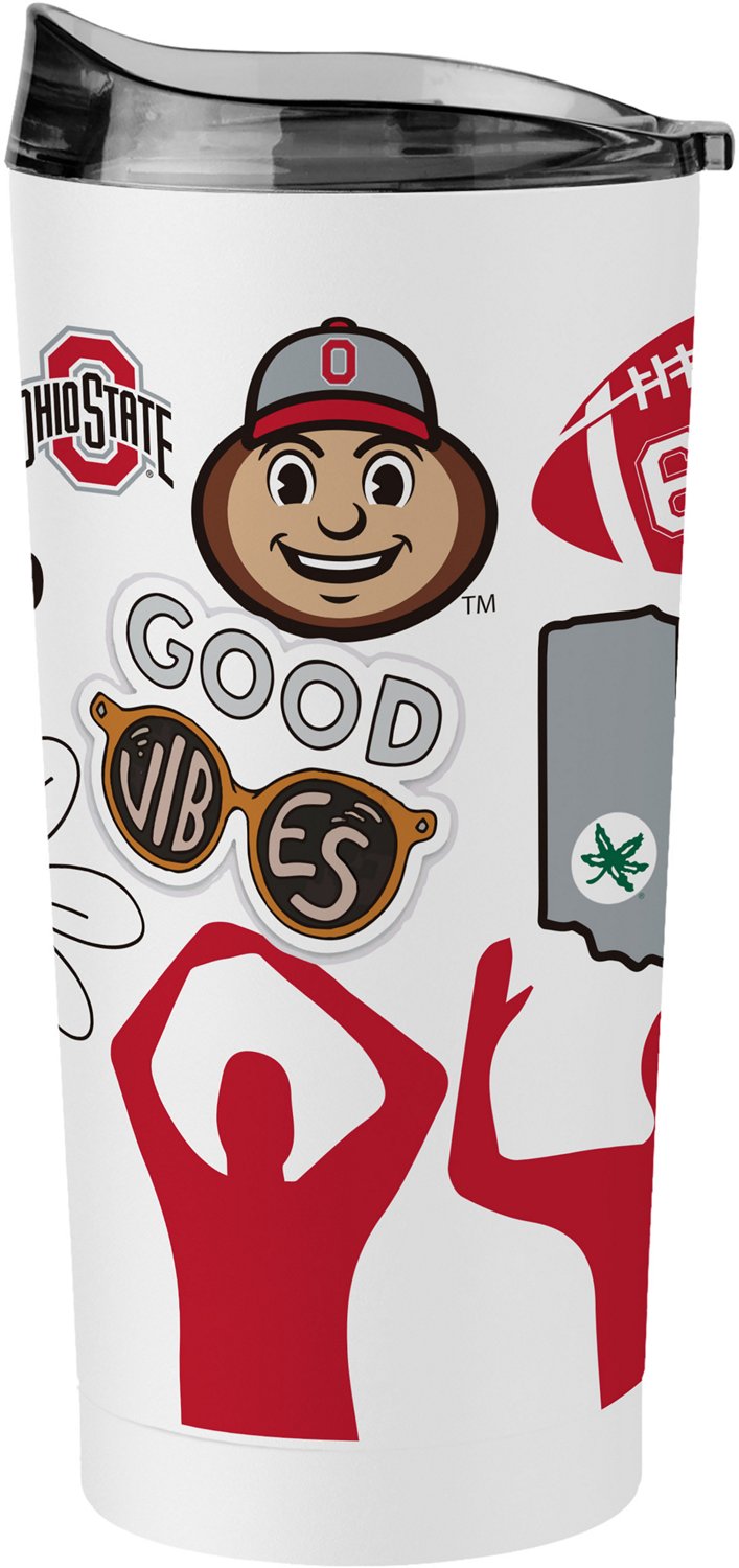 Logo Brands Ohio State 20 oz Native Powder Coat Tumbler - view number 3