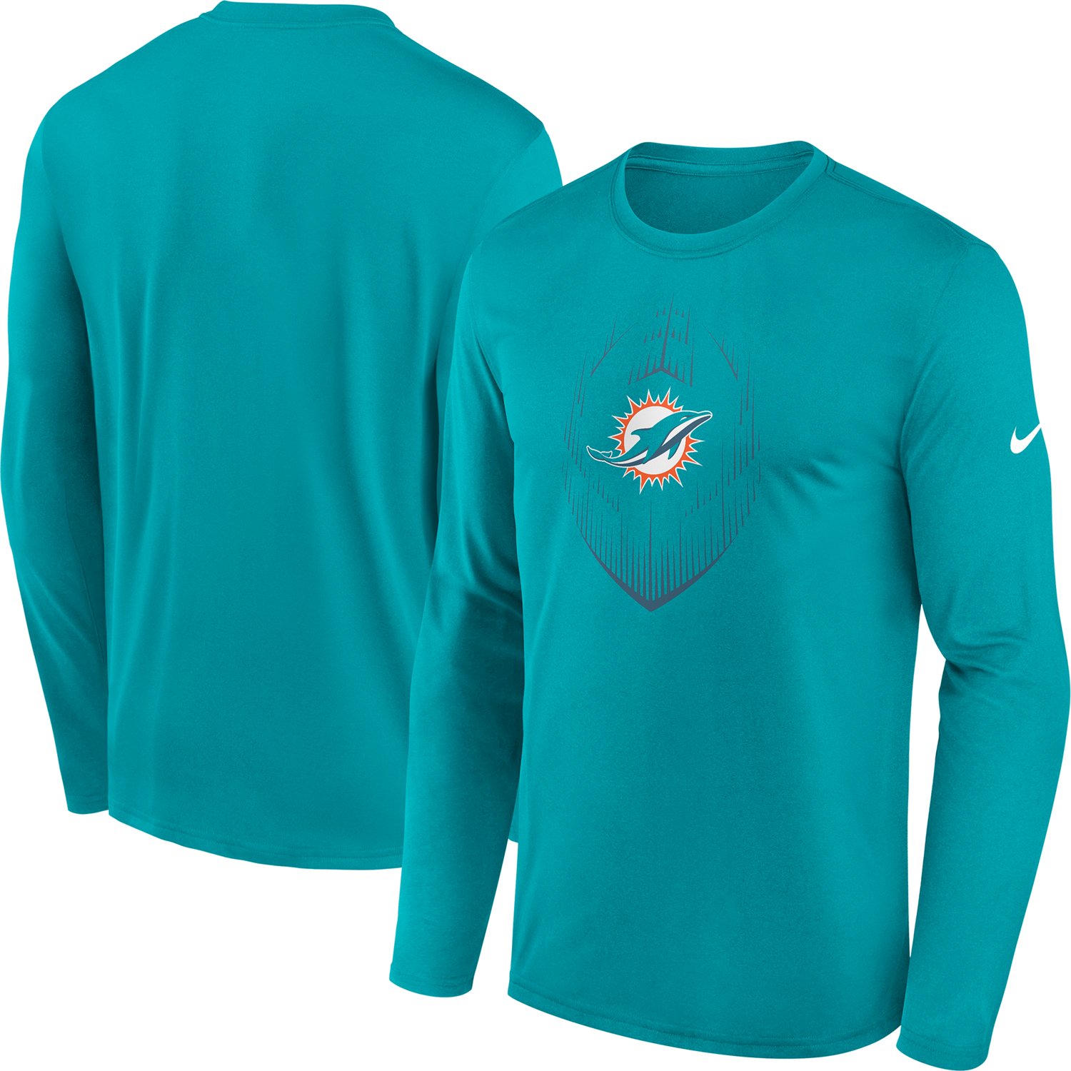 Nike Men's Dolphins Legend Icon Long Sleeve T-shirt - view number 6