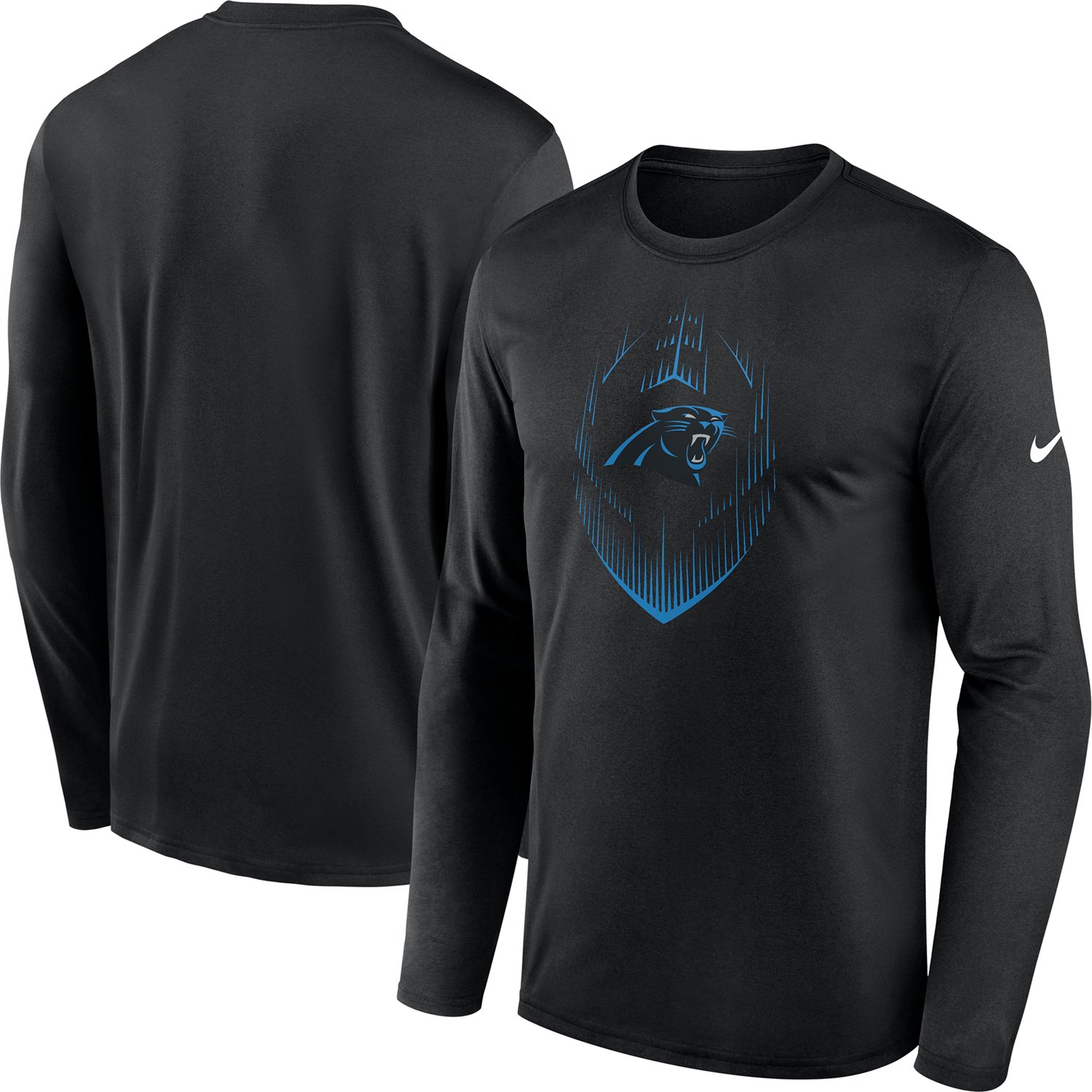 Nike Men's Panthers Legend Icon Long Sleeve T-shirt - view number 6