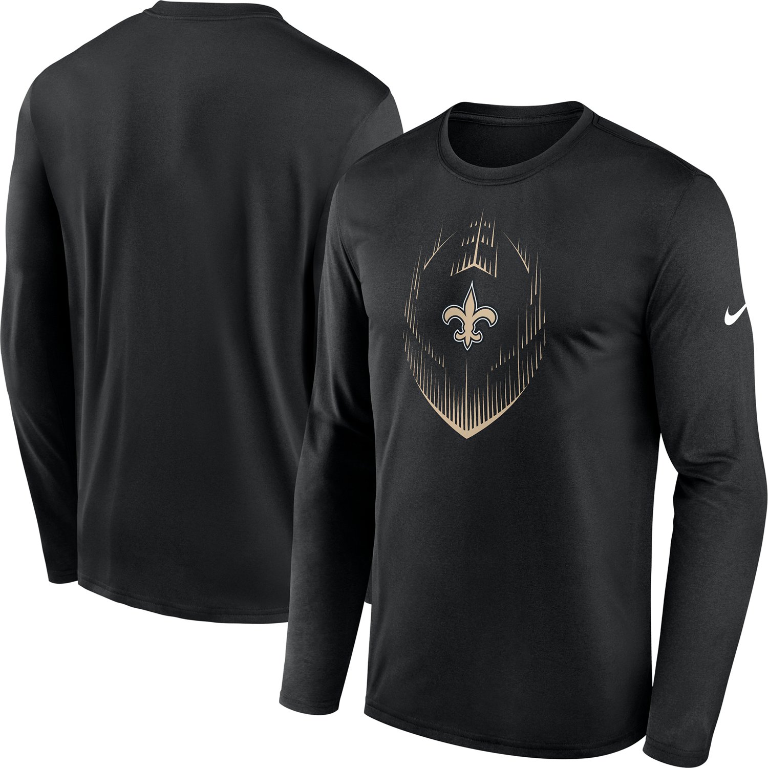 Nike Men's Saints Legend Icon Long Sleeve T-shirt - view number 6
