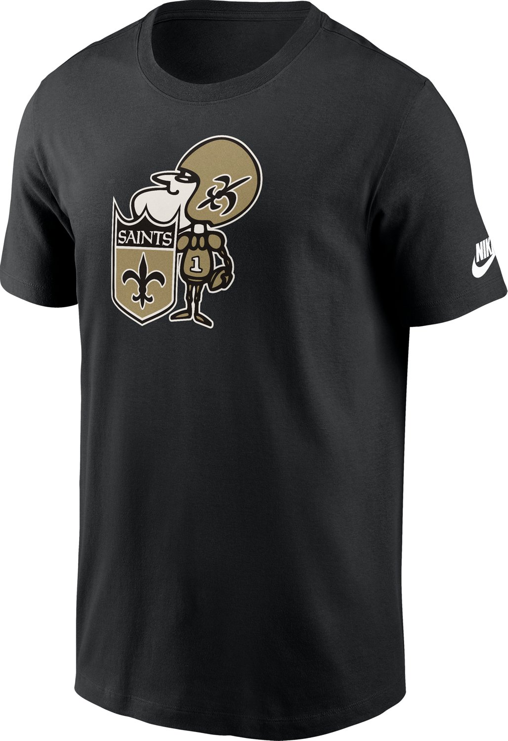 Nike Men's Saints Logo Rewind T-shirt - view number 4