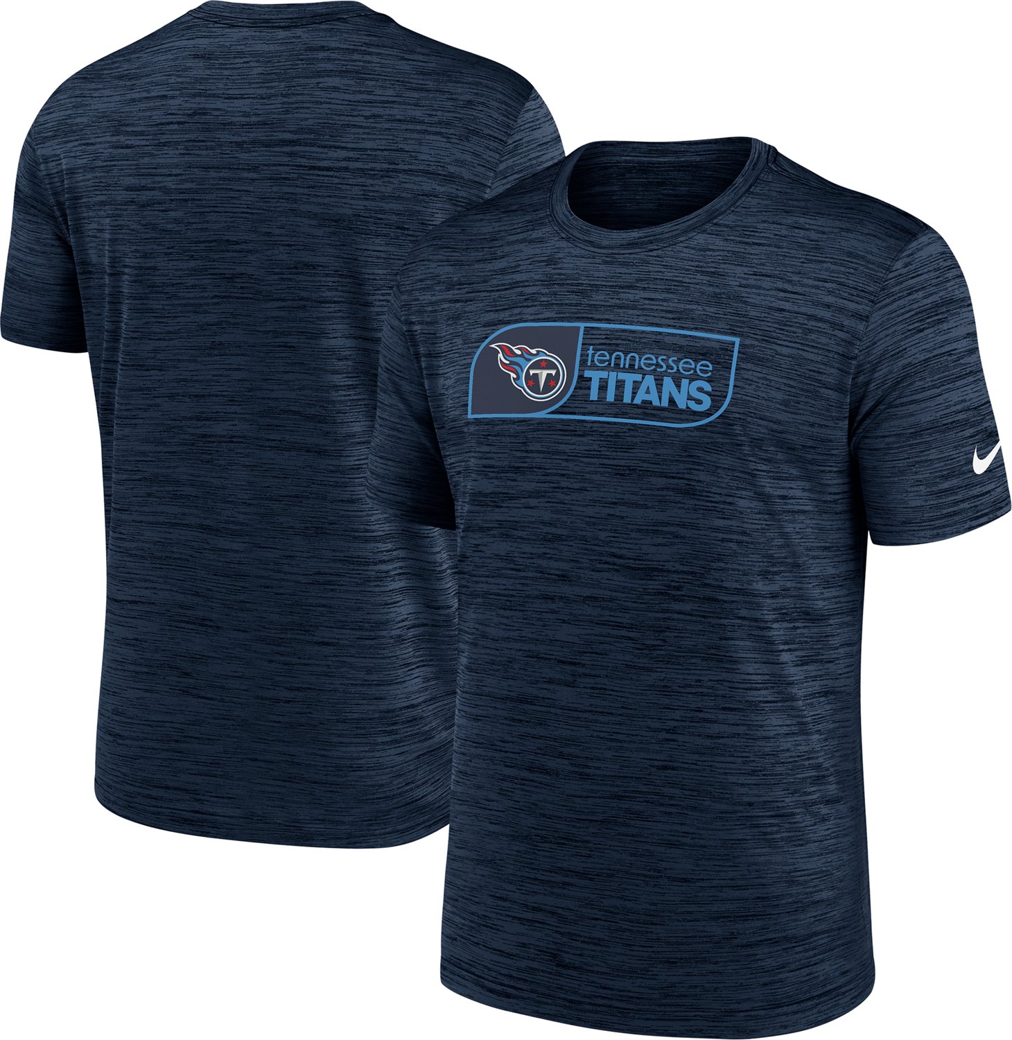 Nike Men's Titans Velocity Jock Tag T-shirt                                                                                      - view number 3