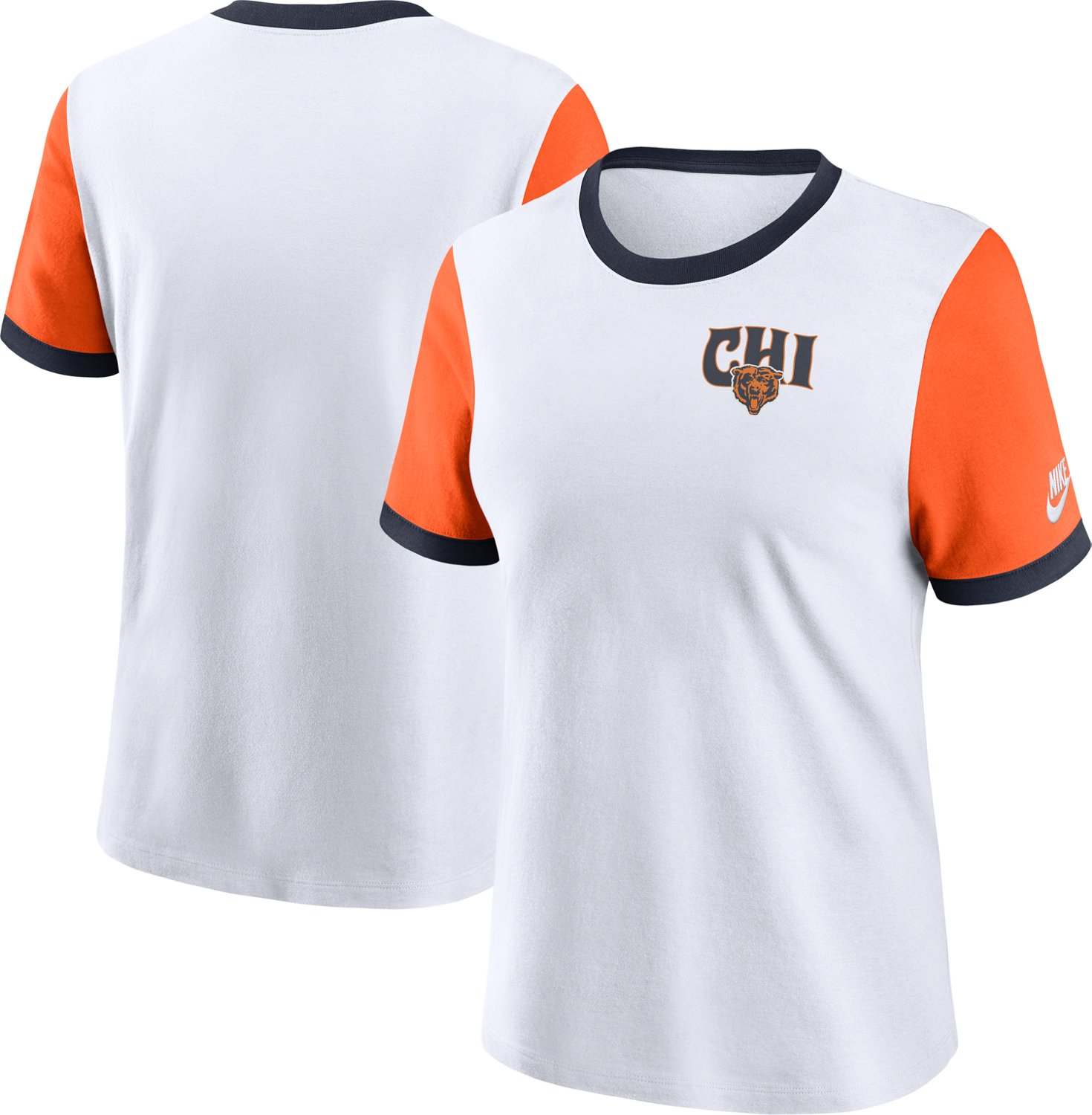 Nike Women's Bears Rewind Ringer Top