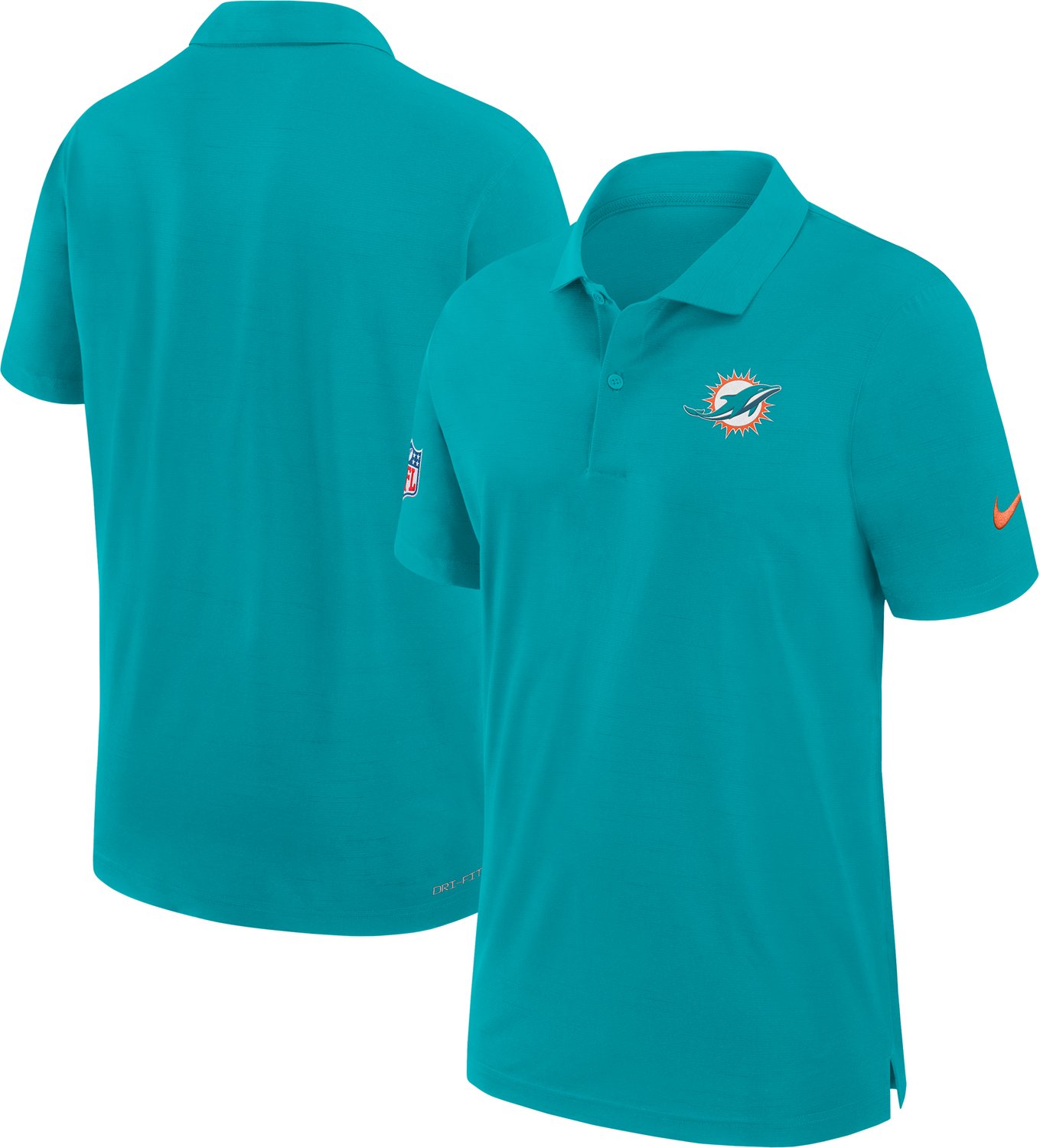 Nike Men's Miami Dolphins Dri-FIT Polo Shirt - view number 6