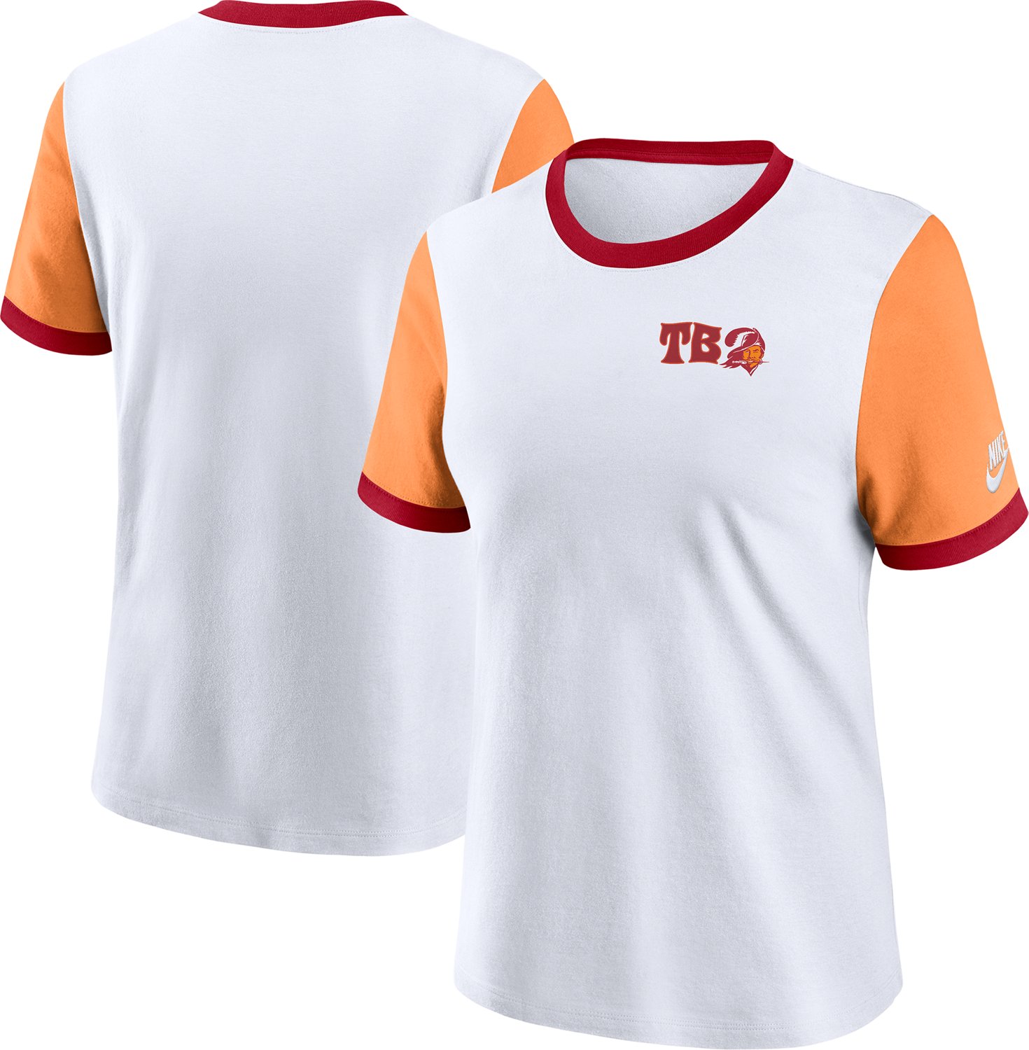 Nike Women's Buccaneers Rewind Ringer Top - view number 6