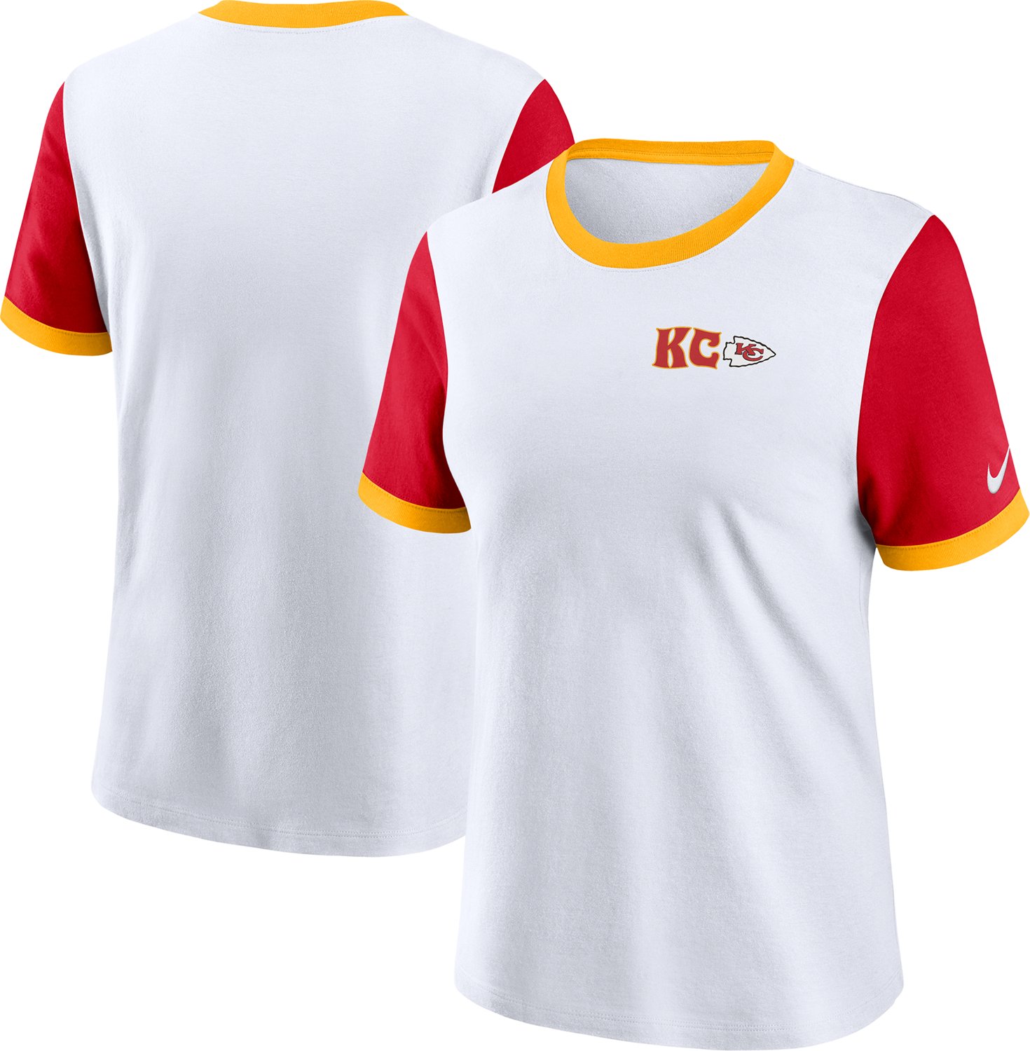 Nike Women's Kansas City Chiefs Rewind Ringer T-shirt