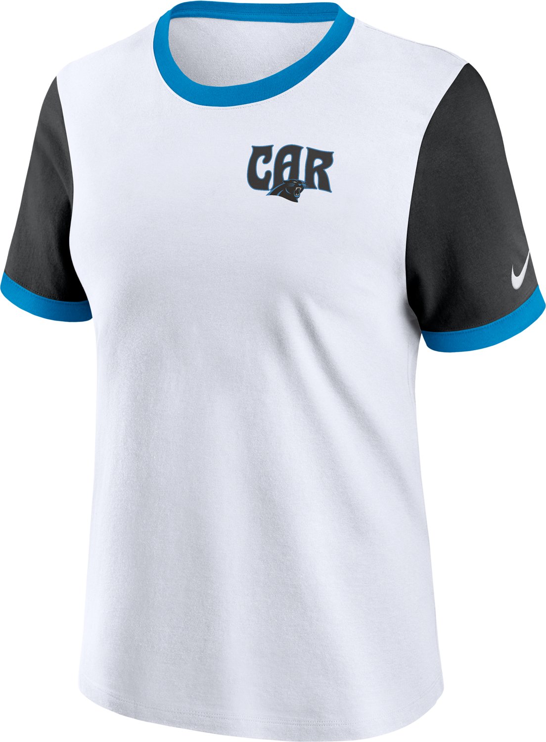 Nike Women's Carolina Panthers Rewind Ringer T-shirt - view number 4