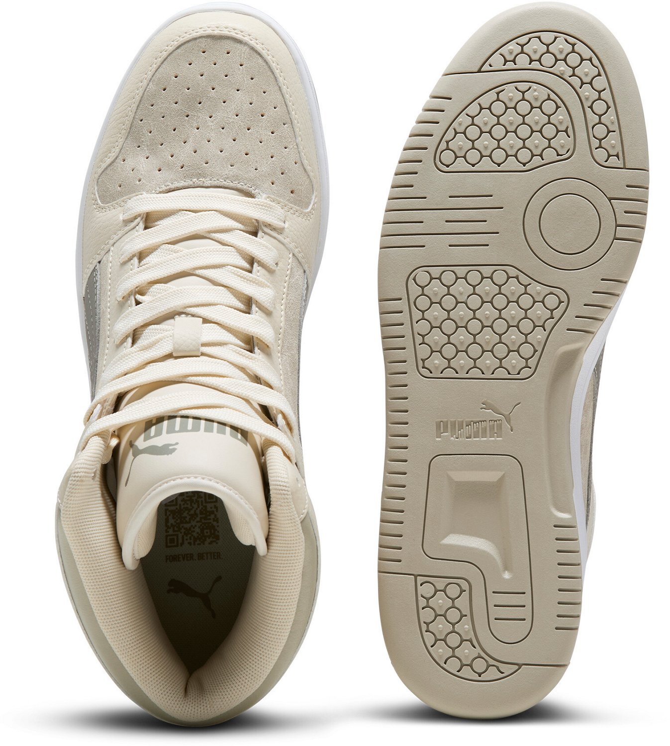 PUMA Men's Rebound Suede Layup Shoes