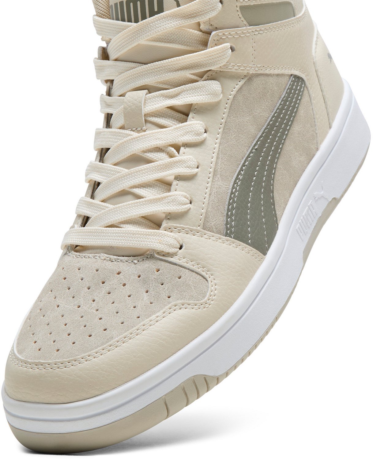PUMA Men's Rebound Suede Layup Shoes                                                                                             - view number 6