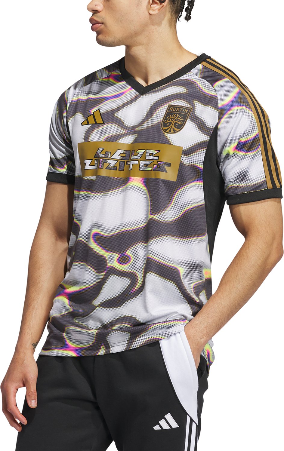 adidas Men's Austin FC Pride X Pablo Vittar Jersey - view number 6