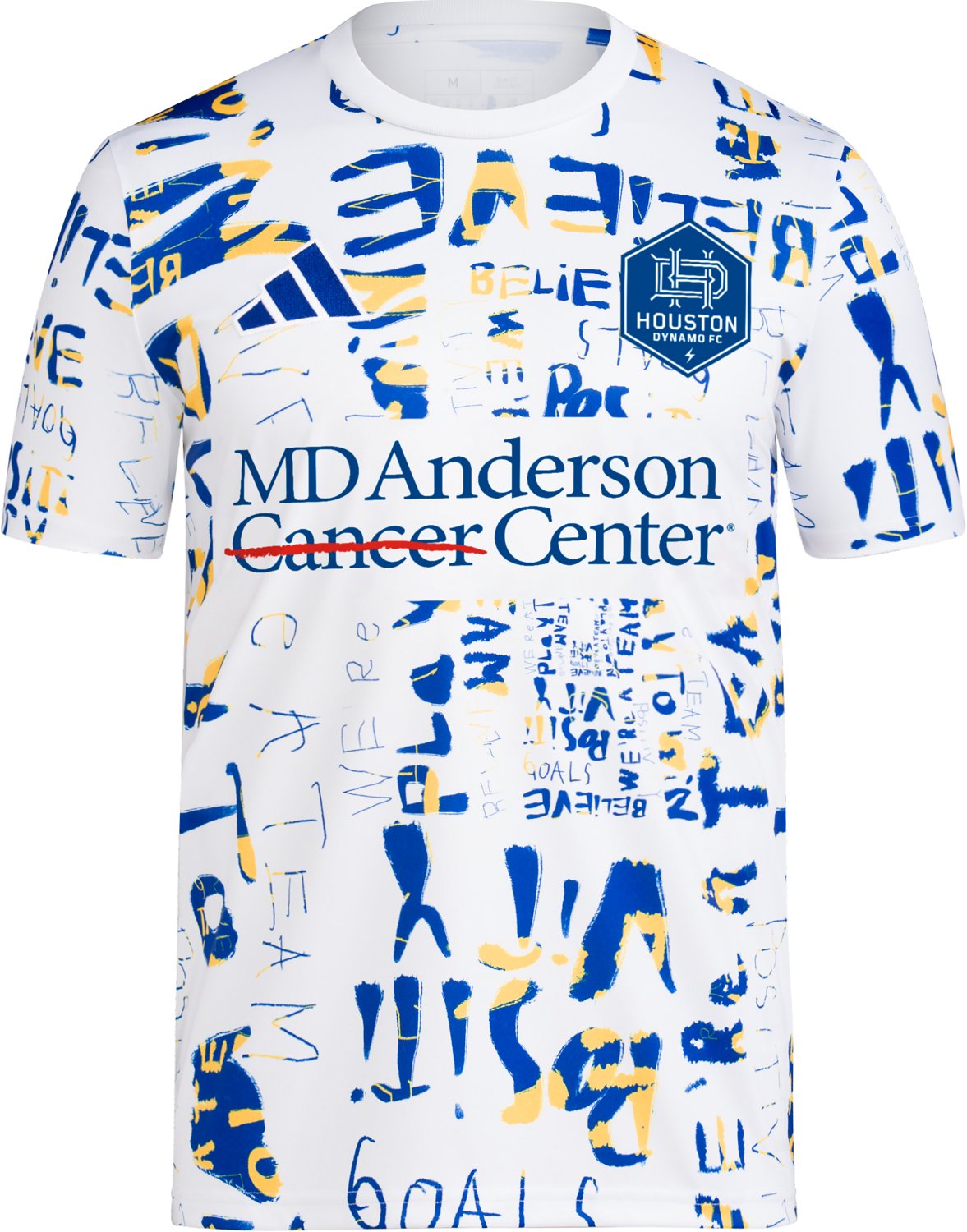 adidas Men's Houston Dynamo Kick Childhood Cancer Pre-Match Shirt - view number 4