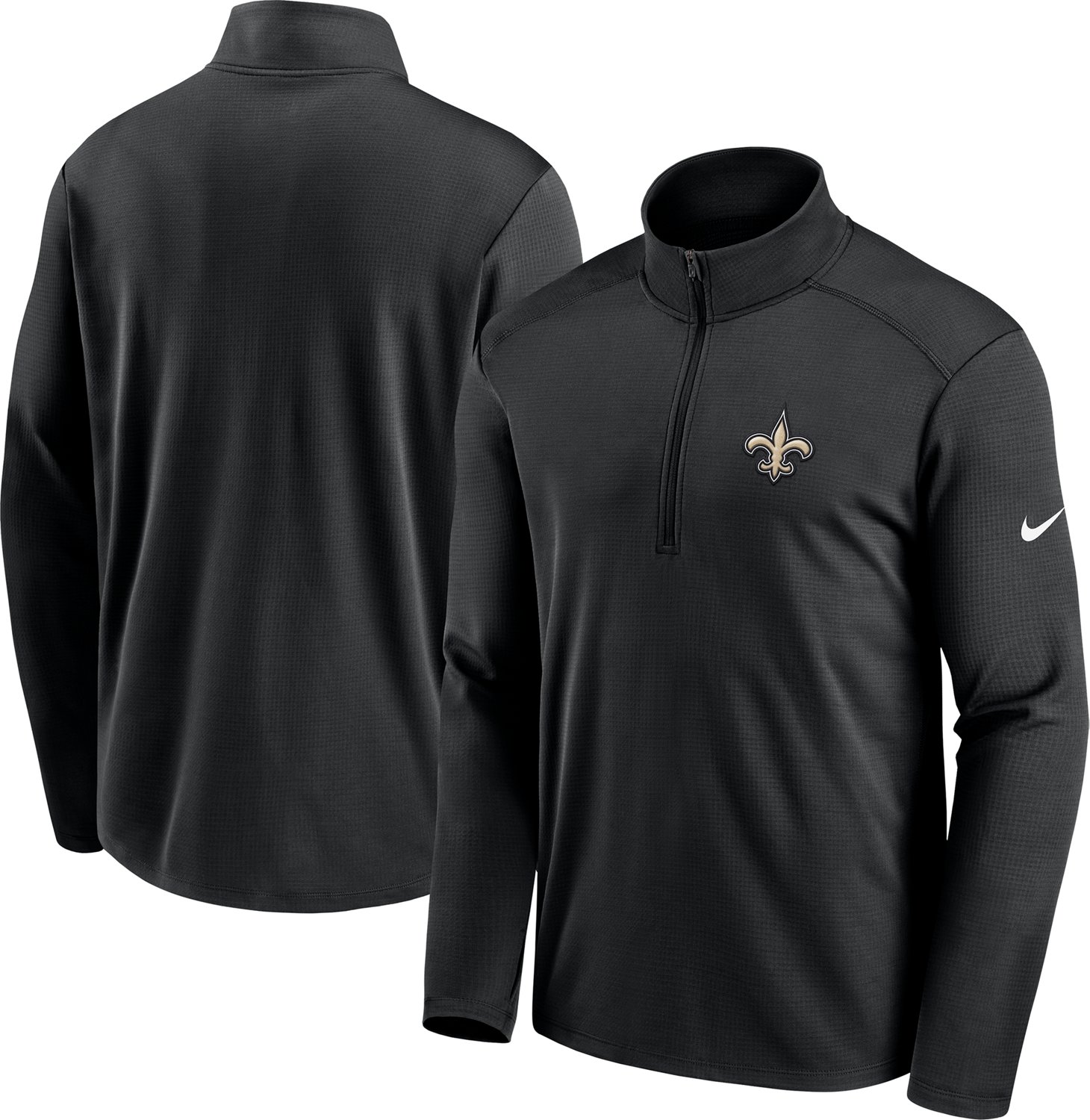 Nike Men's New Orleans Saints Franchise Pacer Long Sleeve 1/2-Zip Jacket - view number 6