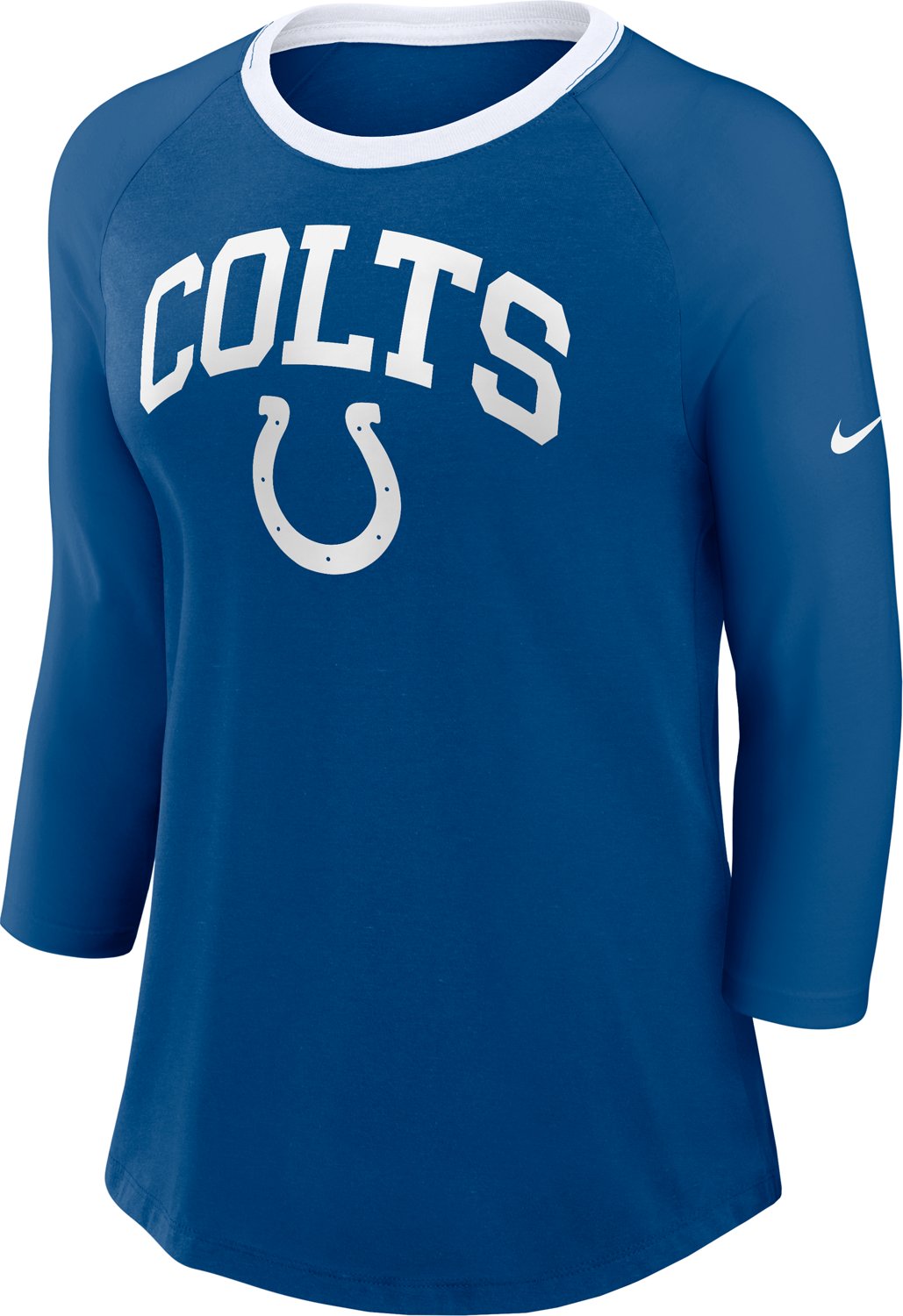 Nike Women's Indianapolis Colts Arched 3/4 Sleeve Top - view number 4
