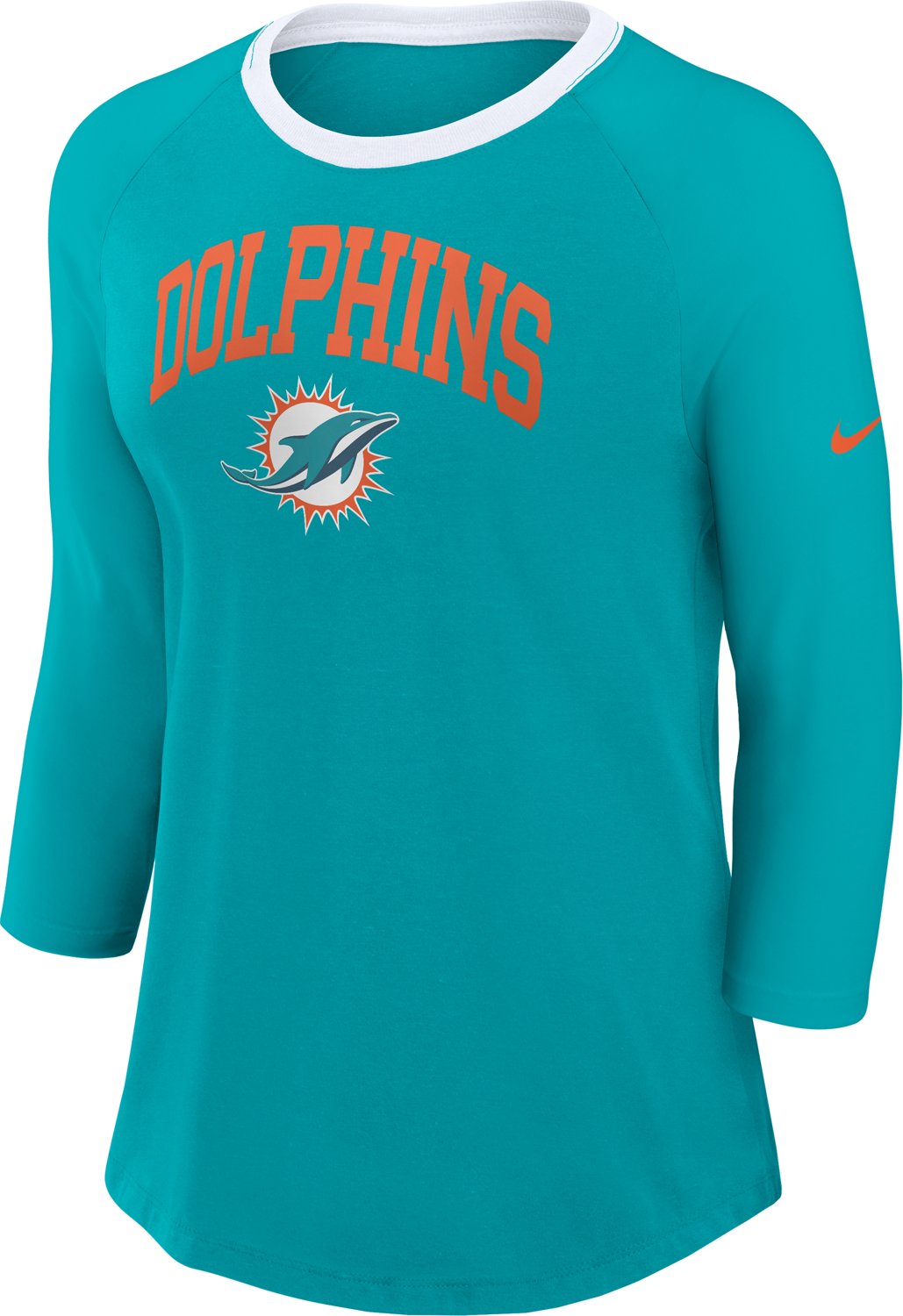 Nike Women's Dolphins Arched 3/4 Sleeve Top - view number 4