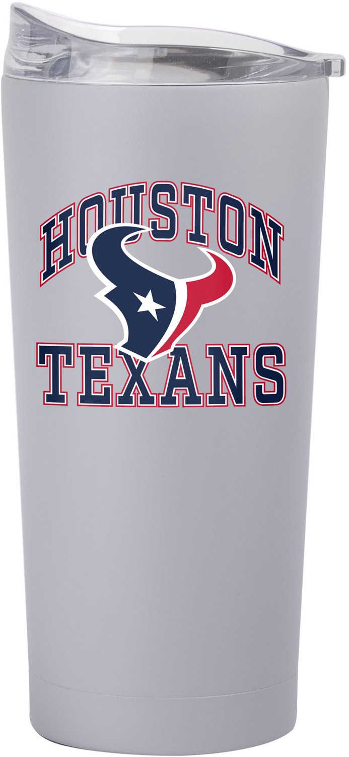 Logo Brands Texans 20 oz Athletic Powder Coat Tumbler - view number 2